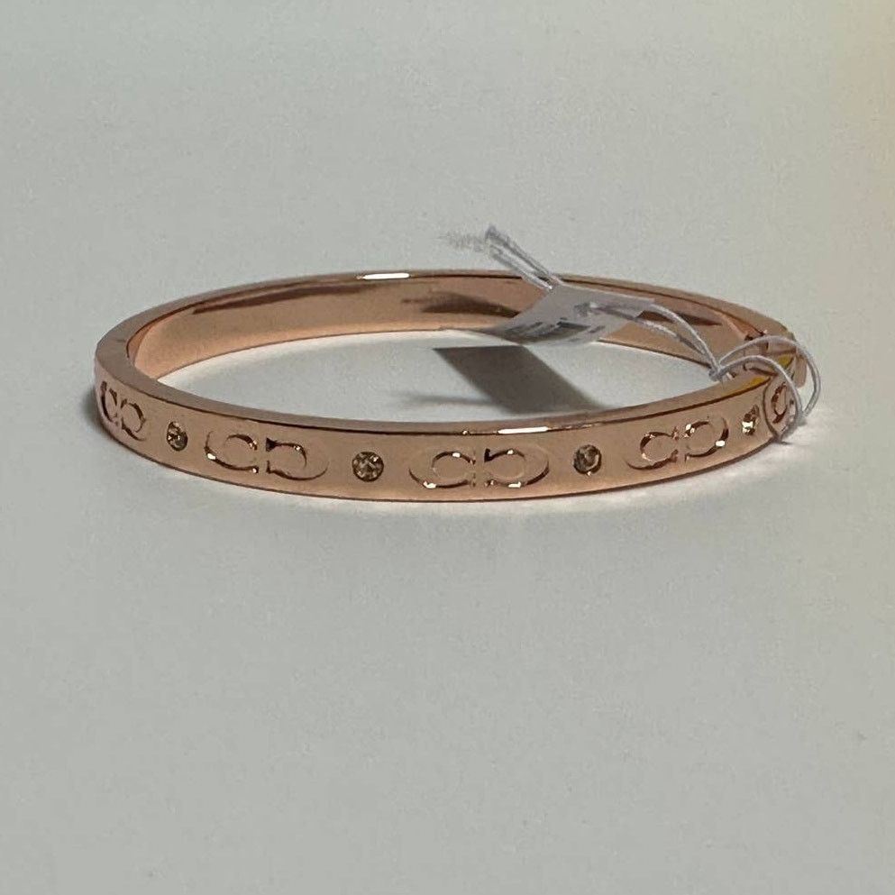 Coach Coach Rose Gold Kissing C Bangle Bracelet Size ONE SIZE - 5 Thumbnail