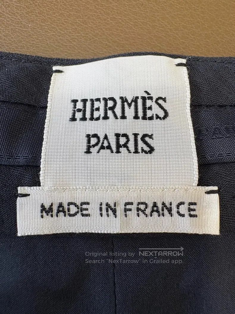 Hermes Hermes Black leather buckle half-waist skirt Size 24" / US 00 / IT 34 - 6 Thumbnail