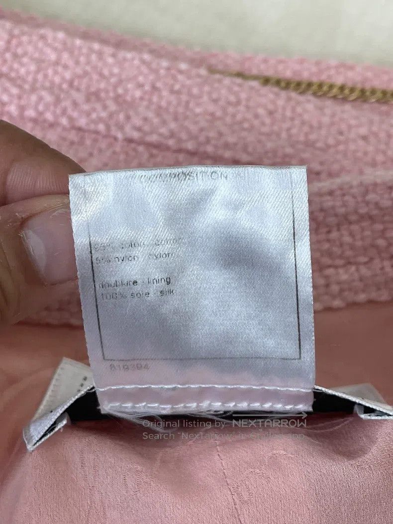 Chanel Chanel Seoul series pink tweed pearl buckle jacket Size XS / US 0-2 / IT 36-38 - 7 Thumbnail