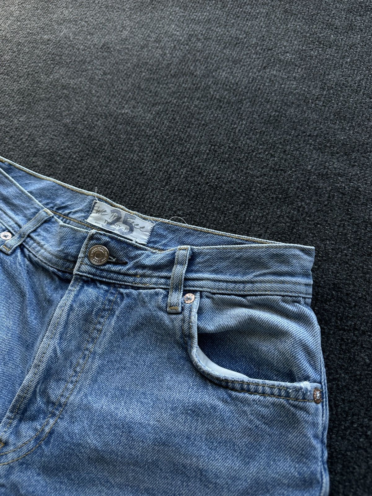 Free People 🚨 FREE PEOPLE WE THE FREE AVANT GARDE GOTHIC WOMEN JEANS Size 25" / US 0 / IT 36 - 5 Thumbnail