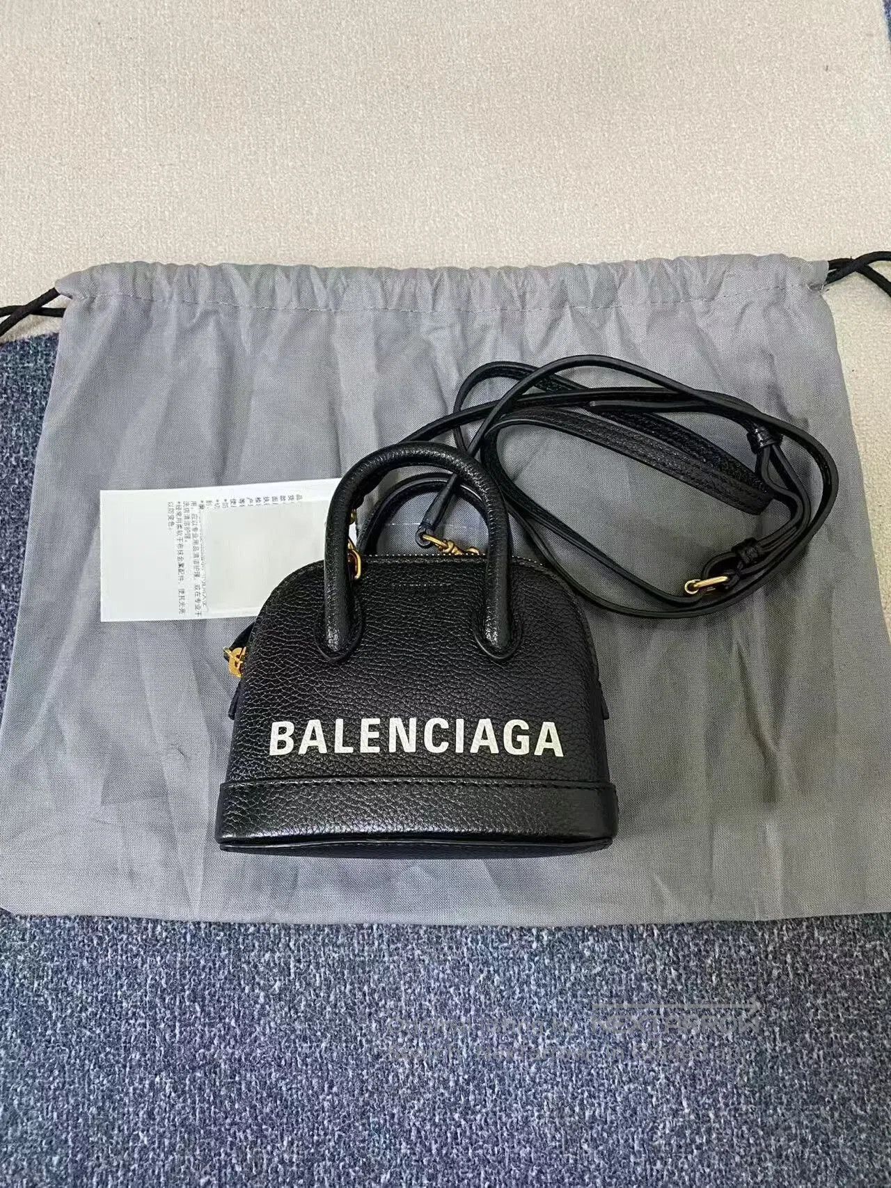 Balenciaga balenciaga mini shell shoulder bag black. Size ONE SIZE - 2 Thumbnail