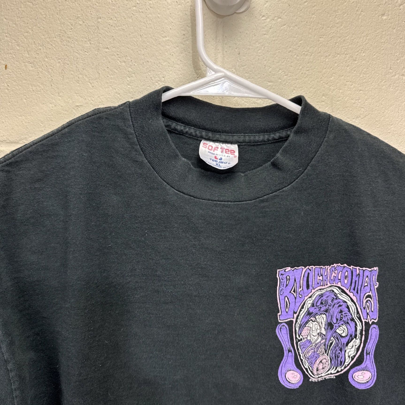 Vintage VINTAGE Black Crowes Long Sleeve Shirt XL Black 90s Band Rock Mens Size US XL / EU 56 / 4 - 5 Thumbnail