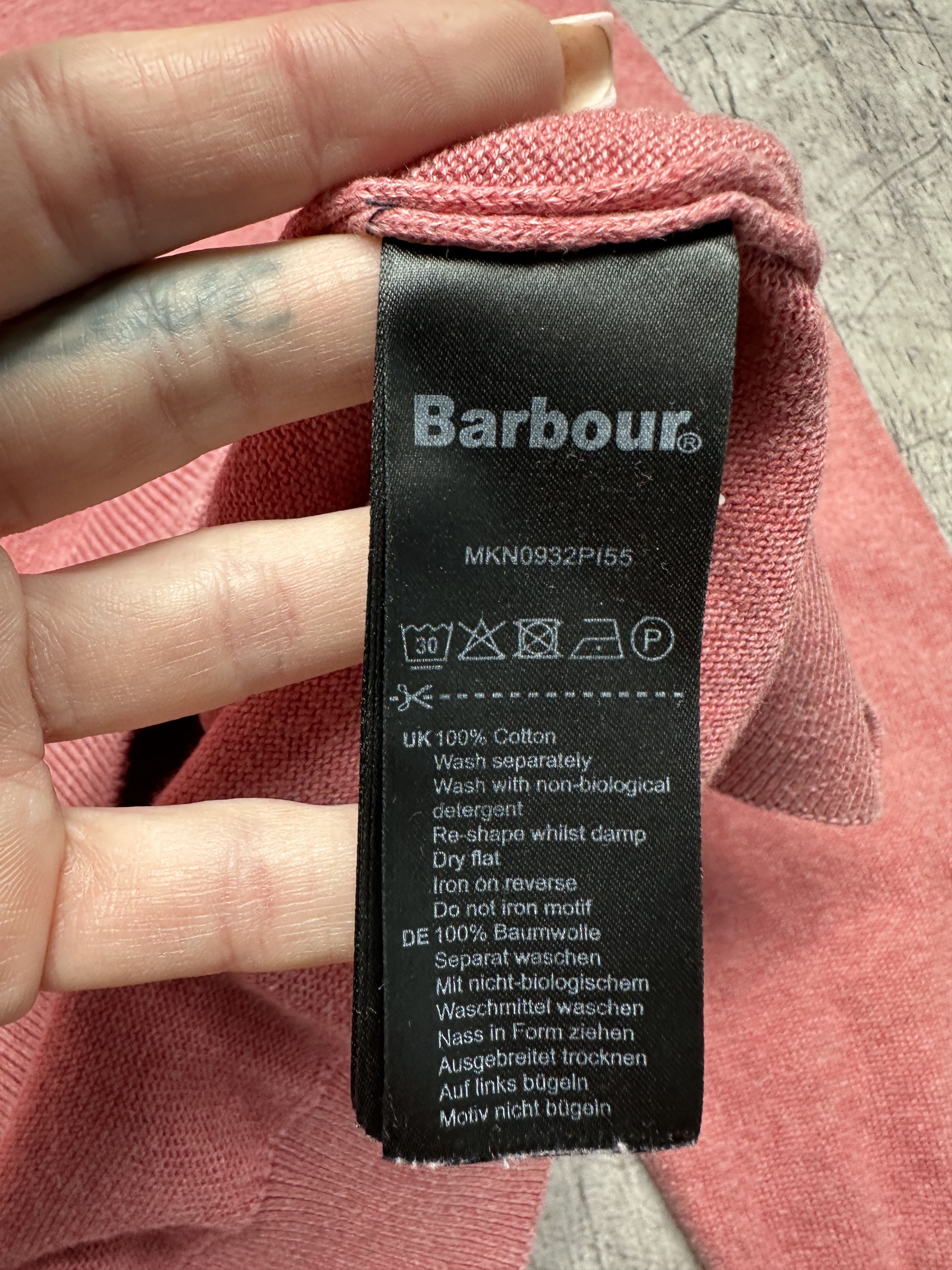 Barbour Barbour Vintage Mens Knit Crew Neck Sweater Size US XXL / EU 58 / 5 - 7 Thumbnail