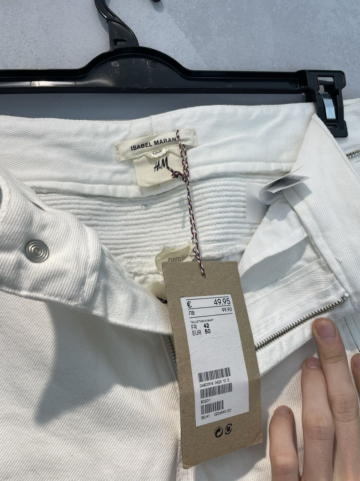 H&M × Isabel Marant H&M x Isabel Marant biker white jeans Size US 32 / EU 48 - 8 Thumbnail