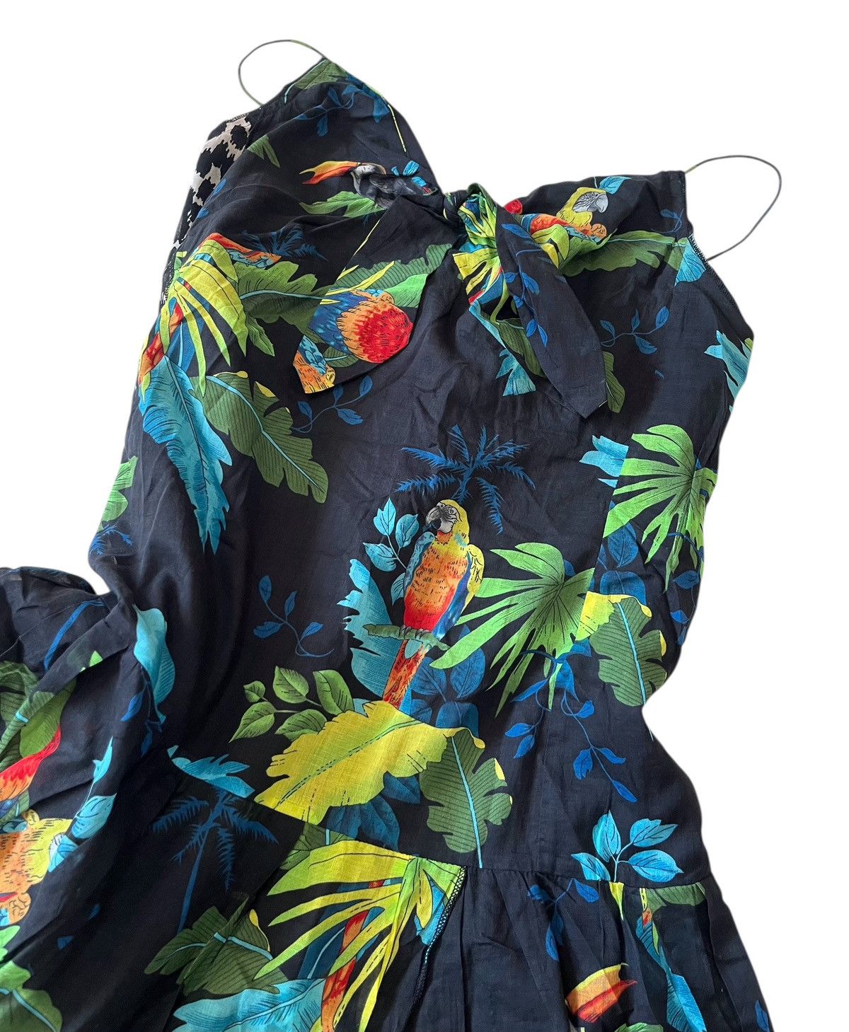 Marc Jacobs Marc jacobs parrot palm sheer midi dress Size S / US 4 / IT 40 - 3 Thumbnail