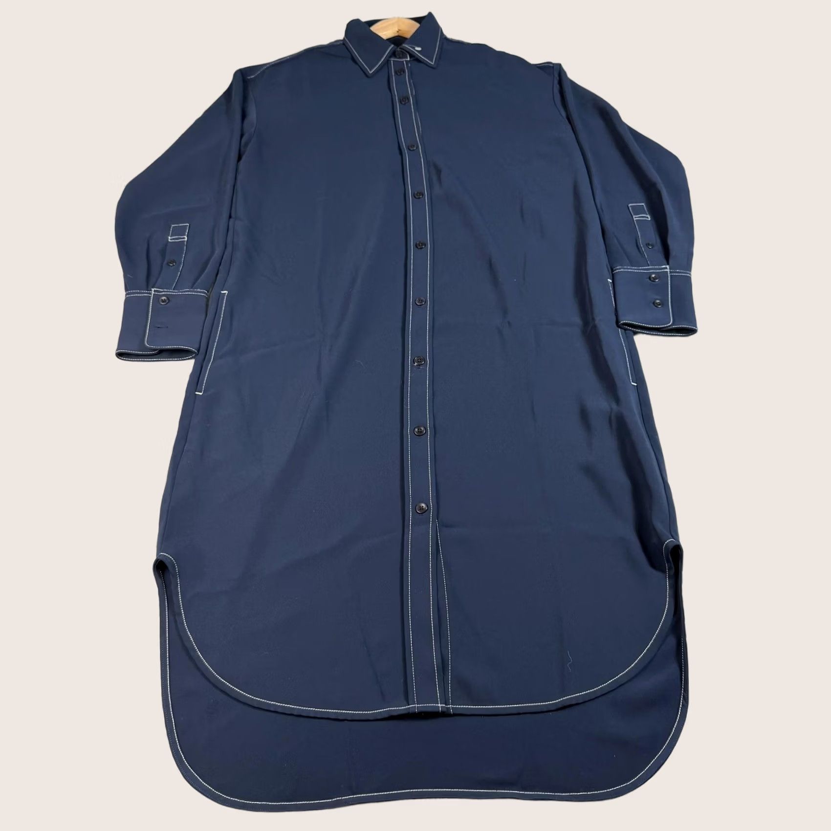 Madewell VINTAGE Madewell Shirt Dress Women S Blue Midi Lightweight Pockets Long Heritage Size S / US 4 / IT 40 - 1 Thumbnail