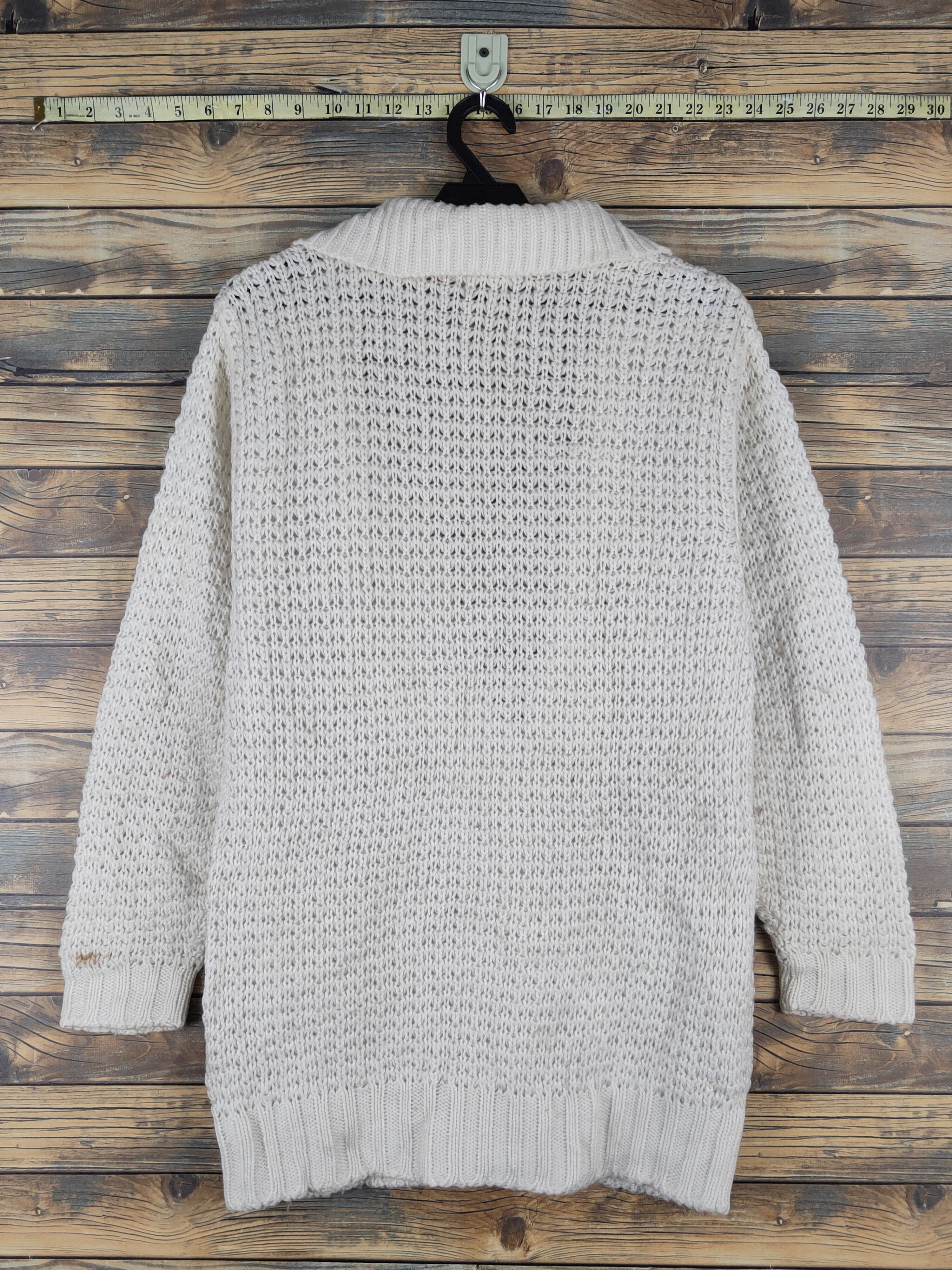 Japanese Brand Pure Jump made in tokyo vintage Knitwear Cardigan #W1356 Size M / US 6-8 / IT 42-44 - 9 Thumbnail
