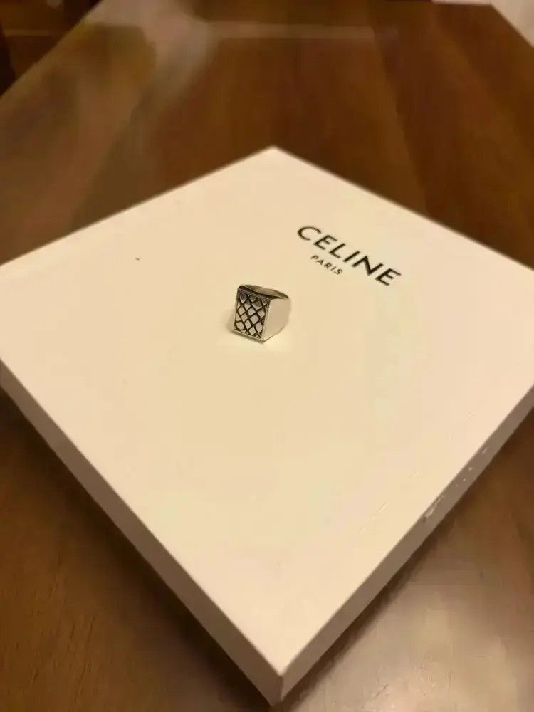 Celine Celine by Hedi 23SS Stone Texture Ring-2507 Size ONE SIZE - 8 Thumbnail