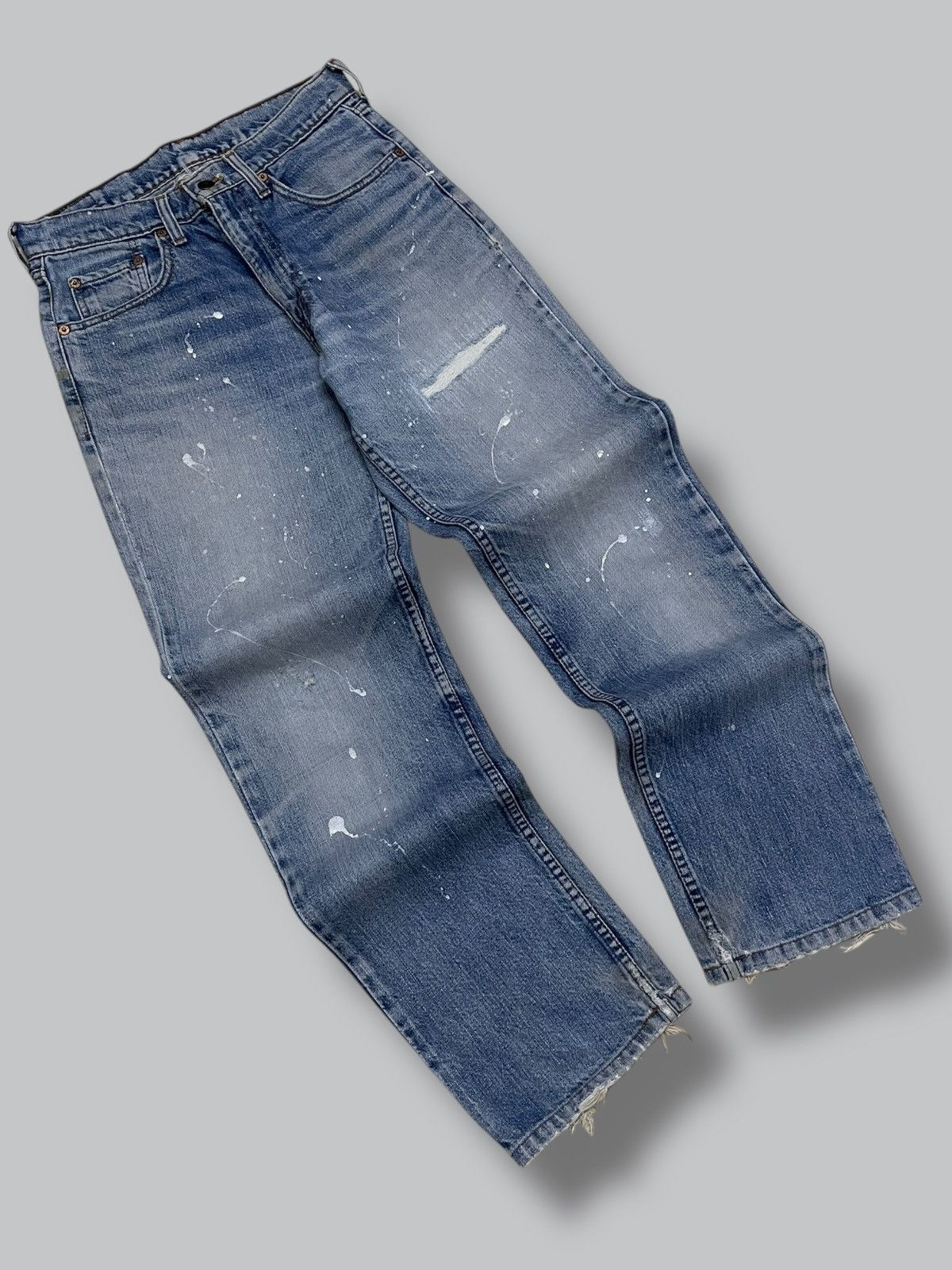 Levi's Vintage Clothing Vintage 1990s Designer Levis Splash 501 Distressed Denim Size US 29 - 3 Thumbnail