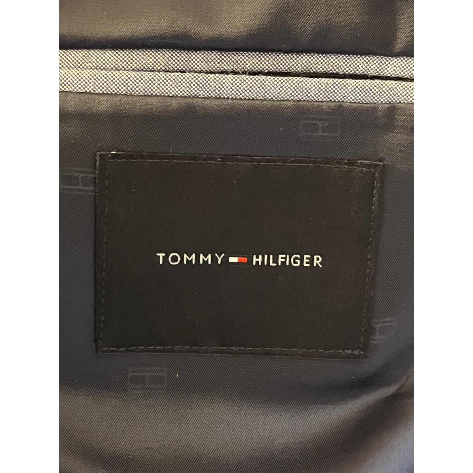 Tommy Hilfiger Tommy Hilfiger Men Suit Jacket 46R Gray Modern Fit Size 46R - 6 Thumbnail