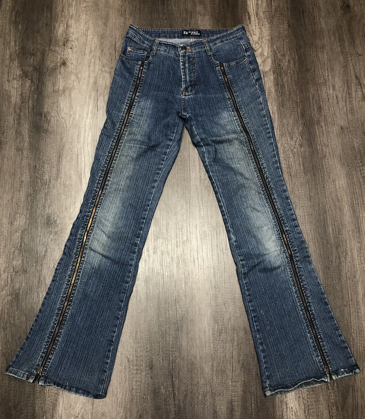Designer × Japanese Brand Rodes Roses x Haphazard Jeans Size US 29 - 3 Thumbnail