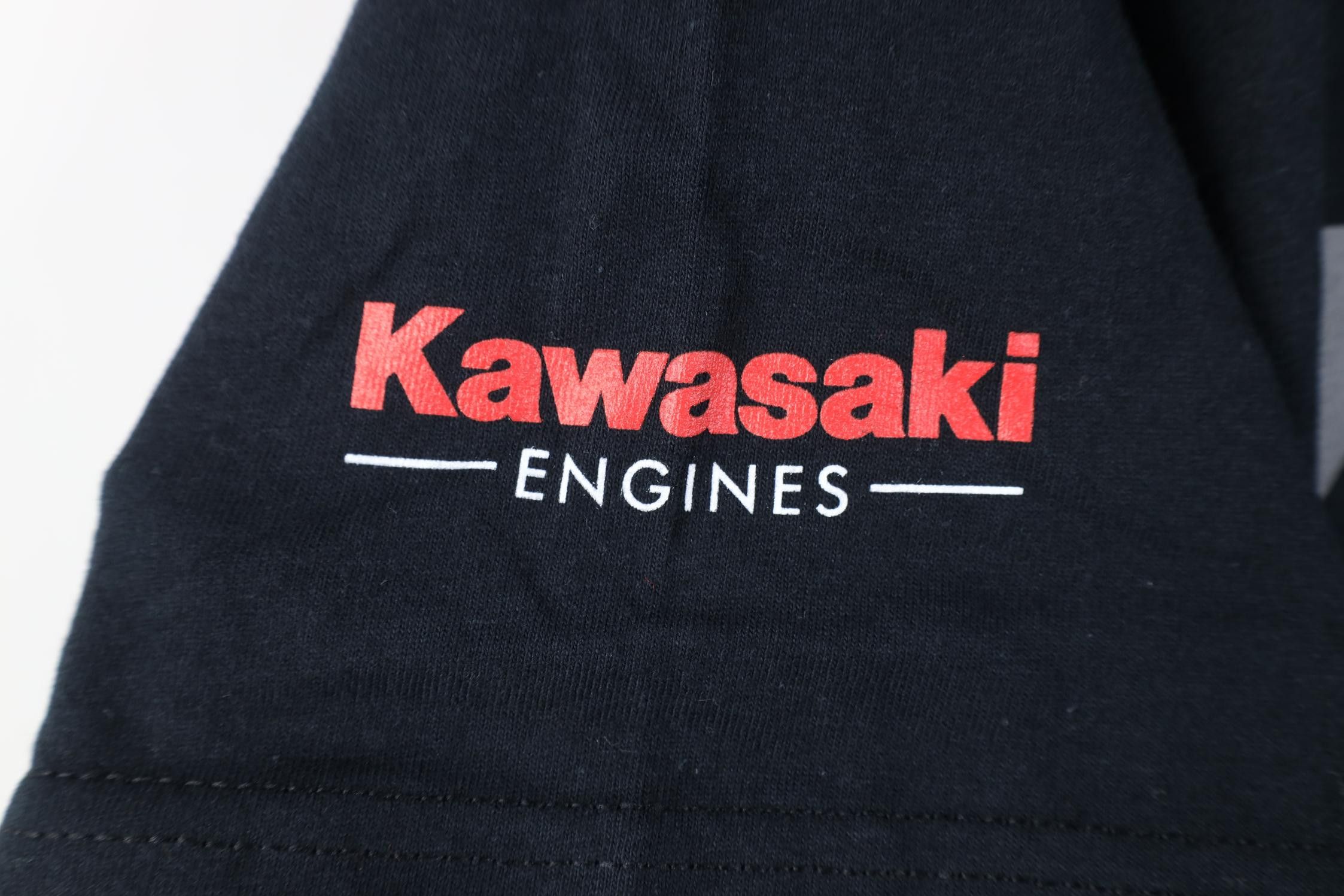 Vintage Y2K Kawasaki Engines Racing Short Sleeve T-Shirt Cotton Size US XL / EU 56 / 4 - 4 Thumbnail