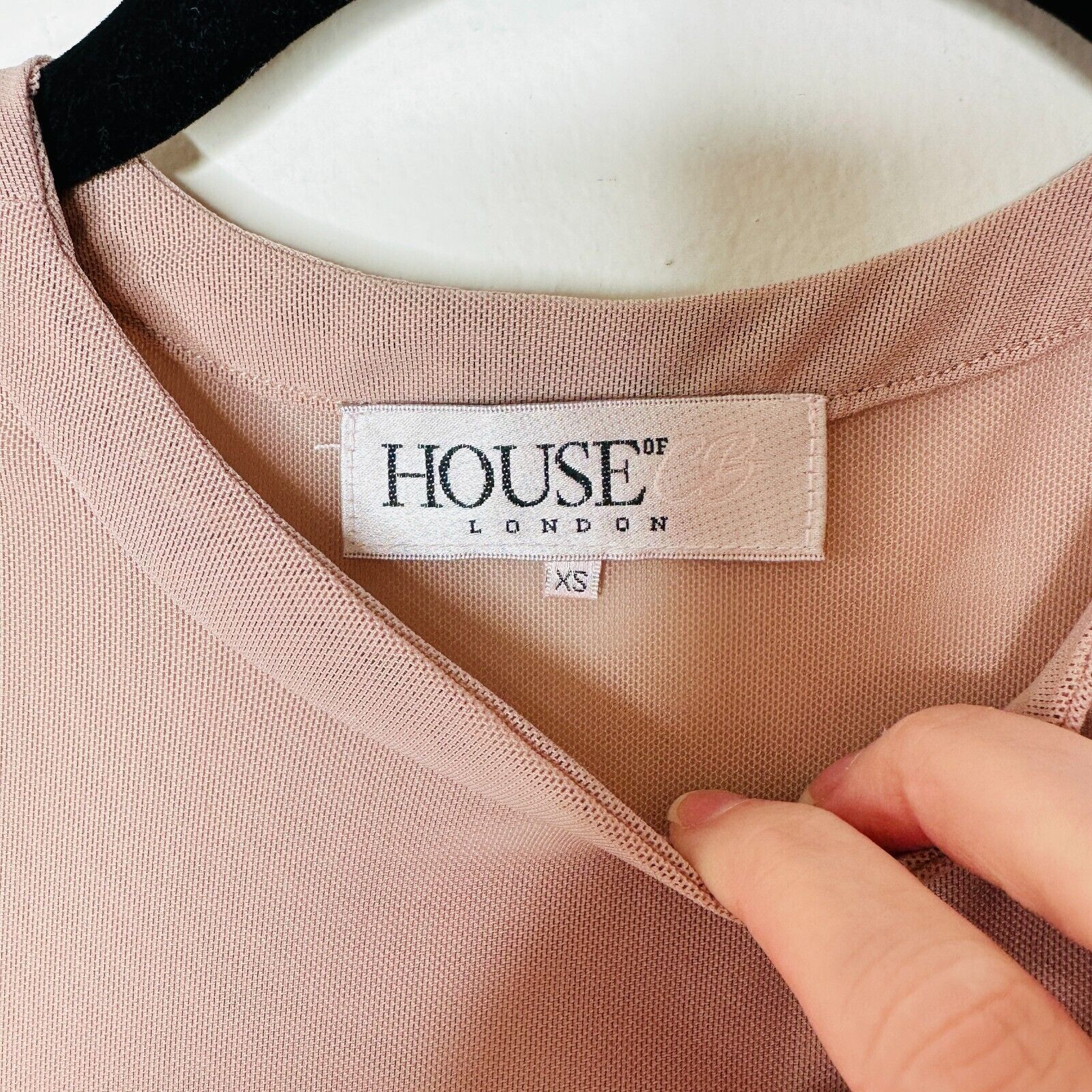 House of CB House of CB Pink Sheer Long Sleeve Zip High Neck Dress XS Size XS / US 0-2 / IT 36-38 - 7 Thumbnail