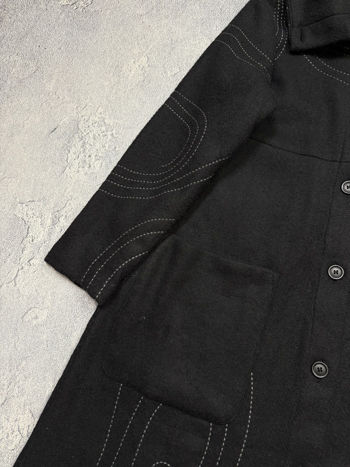 Other Gudrun Sjoden Long Wool Coat Overcoat Mens Size US S / EU 44-46 / 1 - 3 Thumbnail