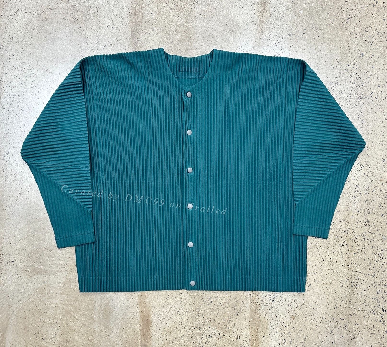 Issey Miyake Issey Miyake Homme Plissé Pleated Button Cardigan Size US L / EU 52-54 / 3 - 1 Thumbnail