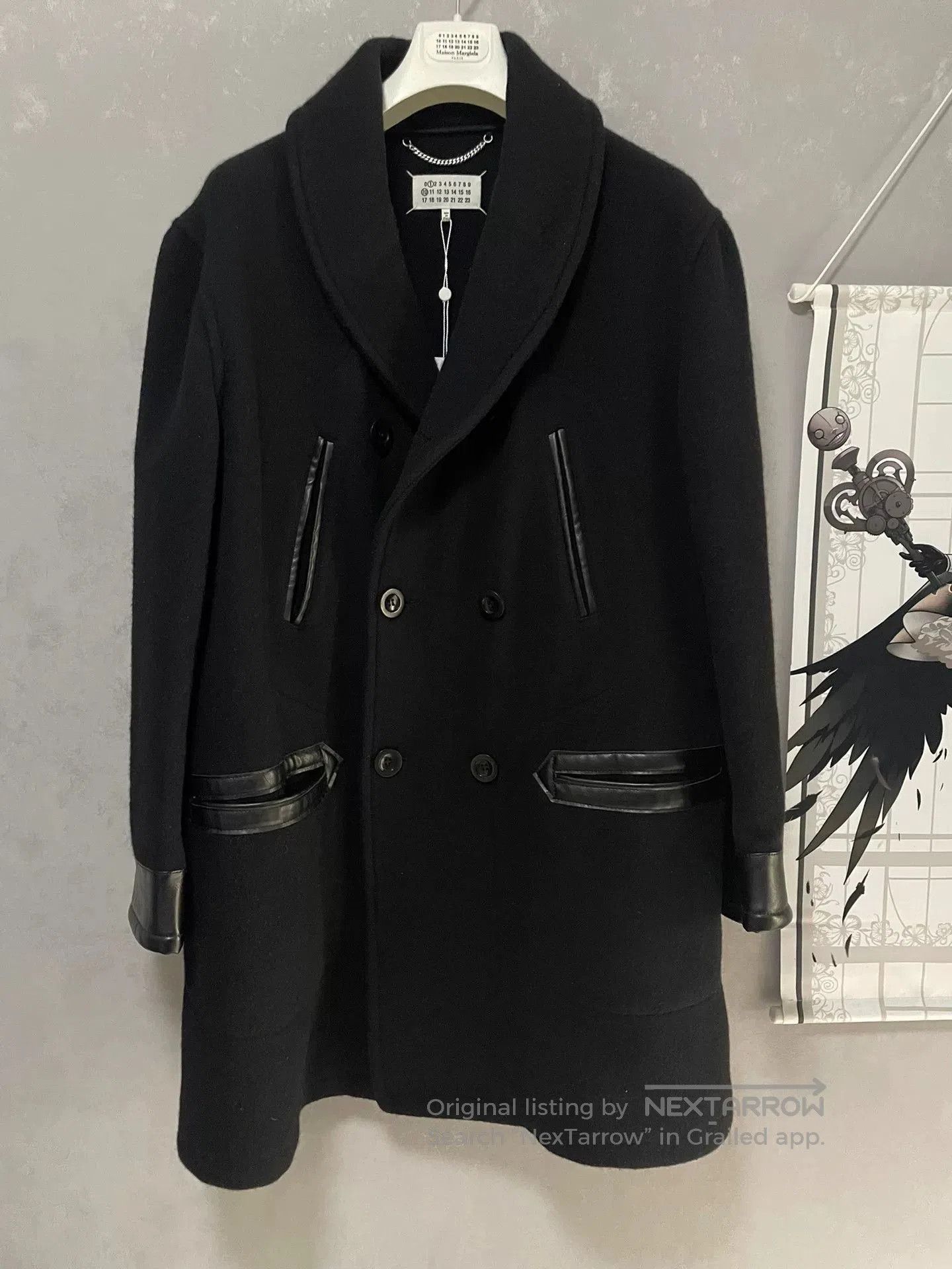 Maison Margiela Maison Margiela Wool Leather Coat Size 50. Size US M / EU 48-50 / 2 - 1 Thumbnail