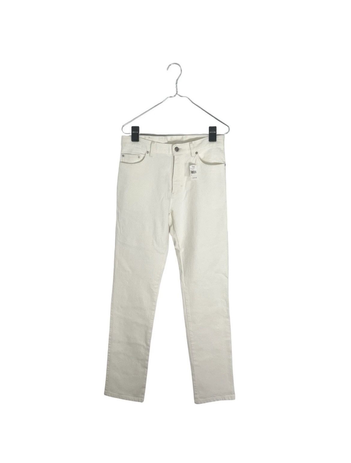 Zegna Men's Regular Fit White Denim Jeans Size 32 NWT $750