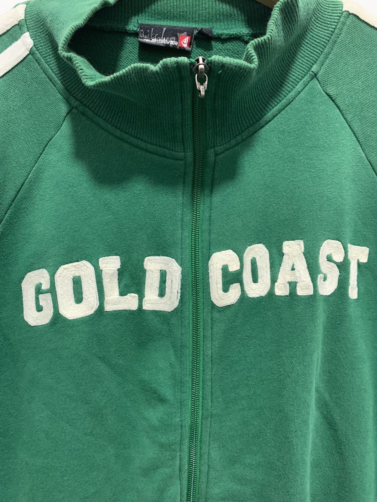 Quiksilver × Vintage Vintage Quiksilver Green 69 Light Jacket Size US L / EU 52-54 / 3 - 3 Thumbnail