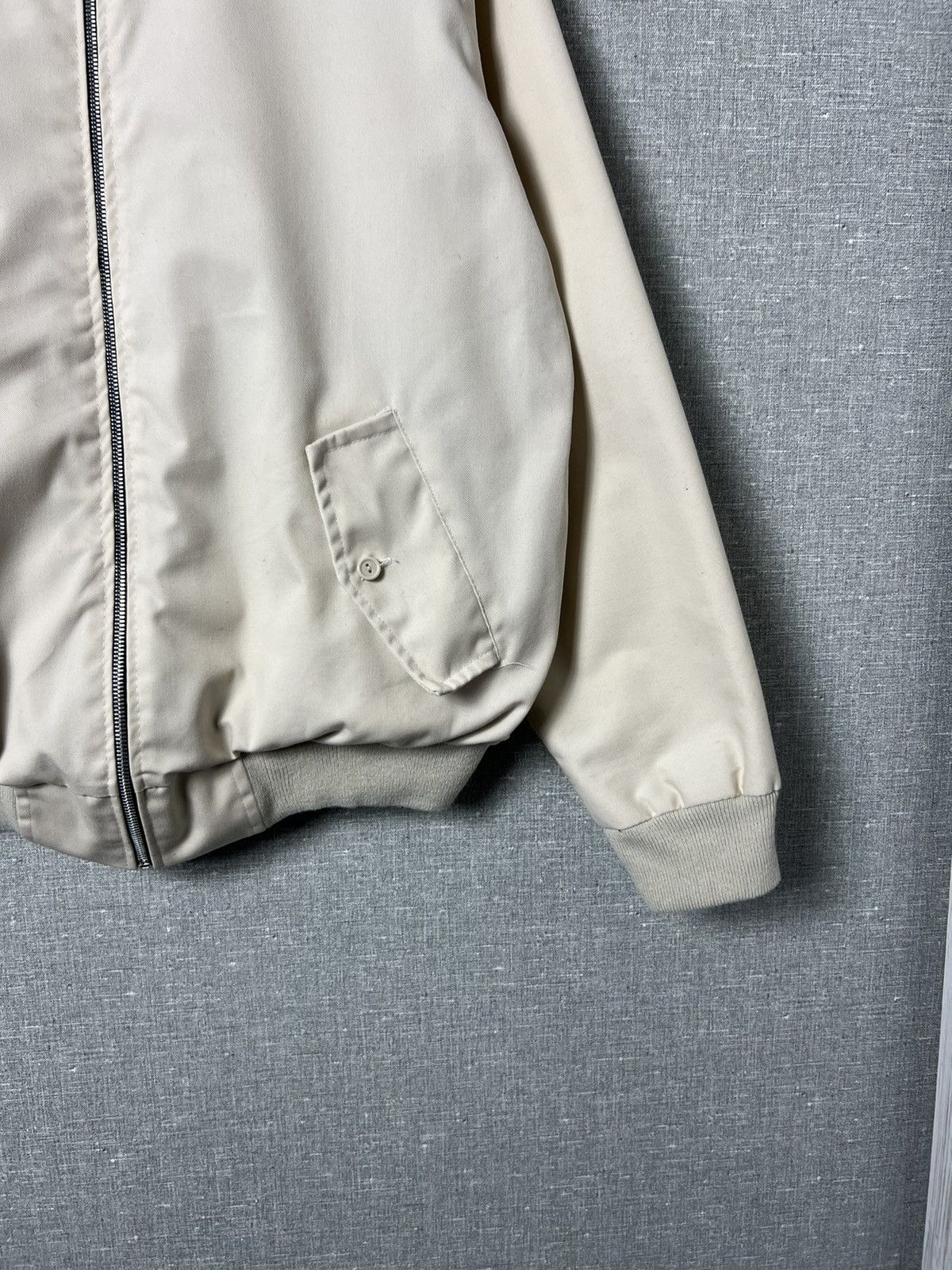 New England Outerwear Vintage England Plaid Lined Collared Bomber Jacket in Beige Size US L / EU 52-54 / 3 - 10 Thumbnail
