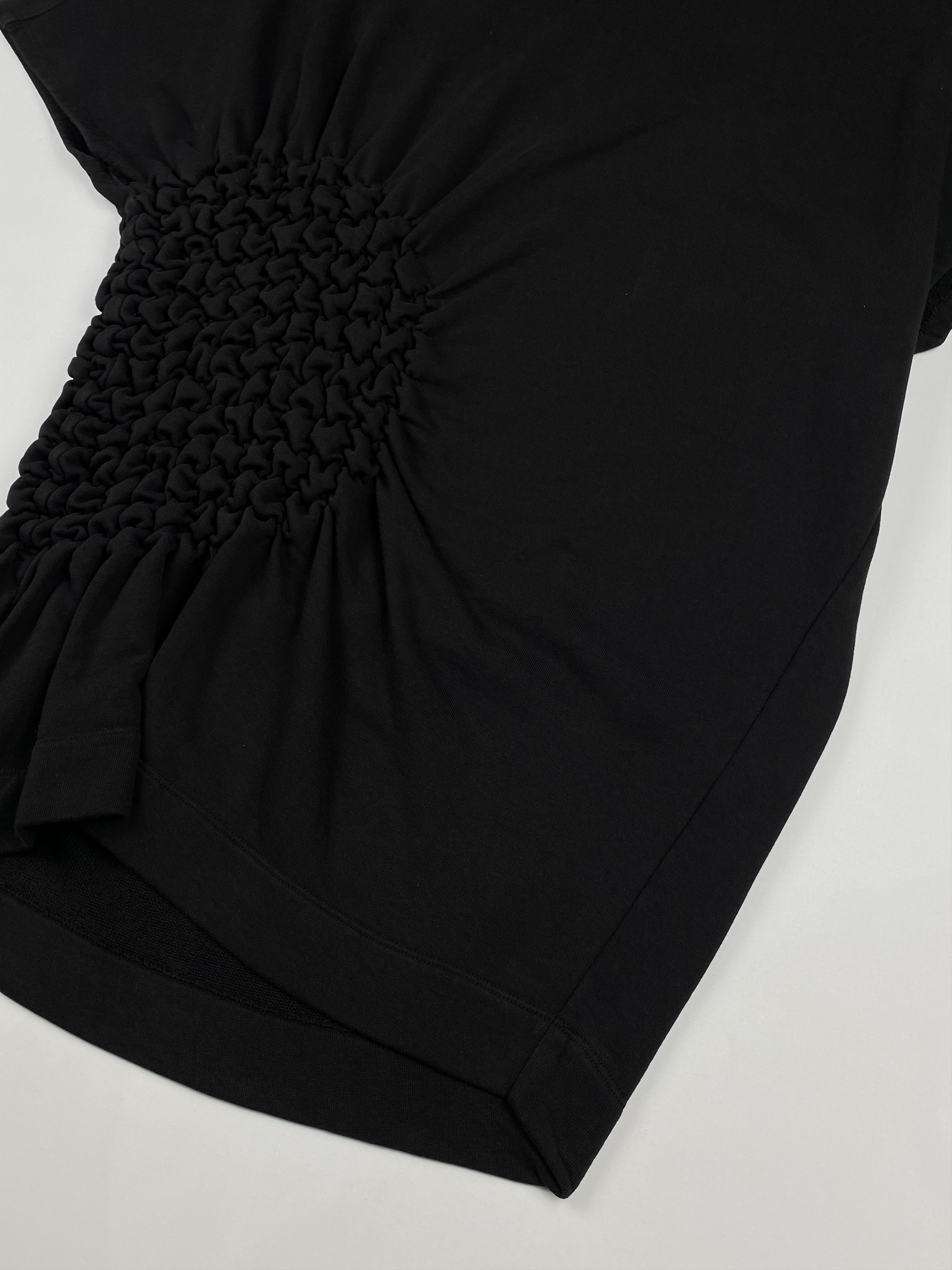 Dries Van Noten Ruched Short Sleeve T-Shirt Dress Size XS / US 0-2 / IT 36-38 - 7 Thumbnail