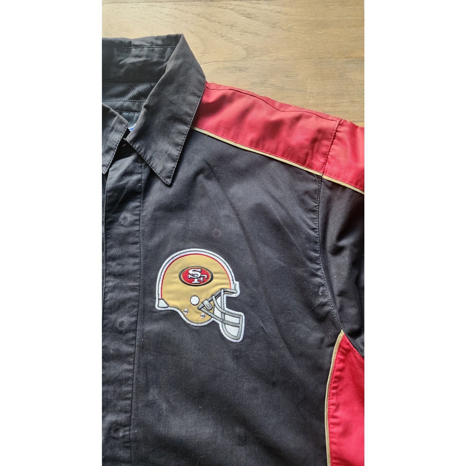 NFL Vintage 49ers Button Down Shirt Size US M / EU 48-50 / 2 - 3 Thumbnail