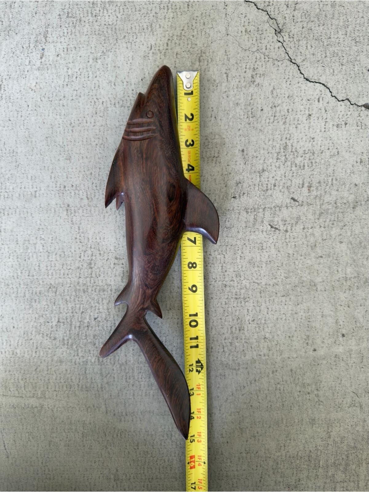 Other Hand Carved Wood Set / Coastal Decor / Shark Whale Marlin Size ONE SIZE - 5 Thumbnail