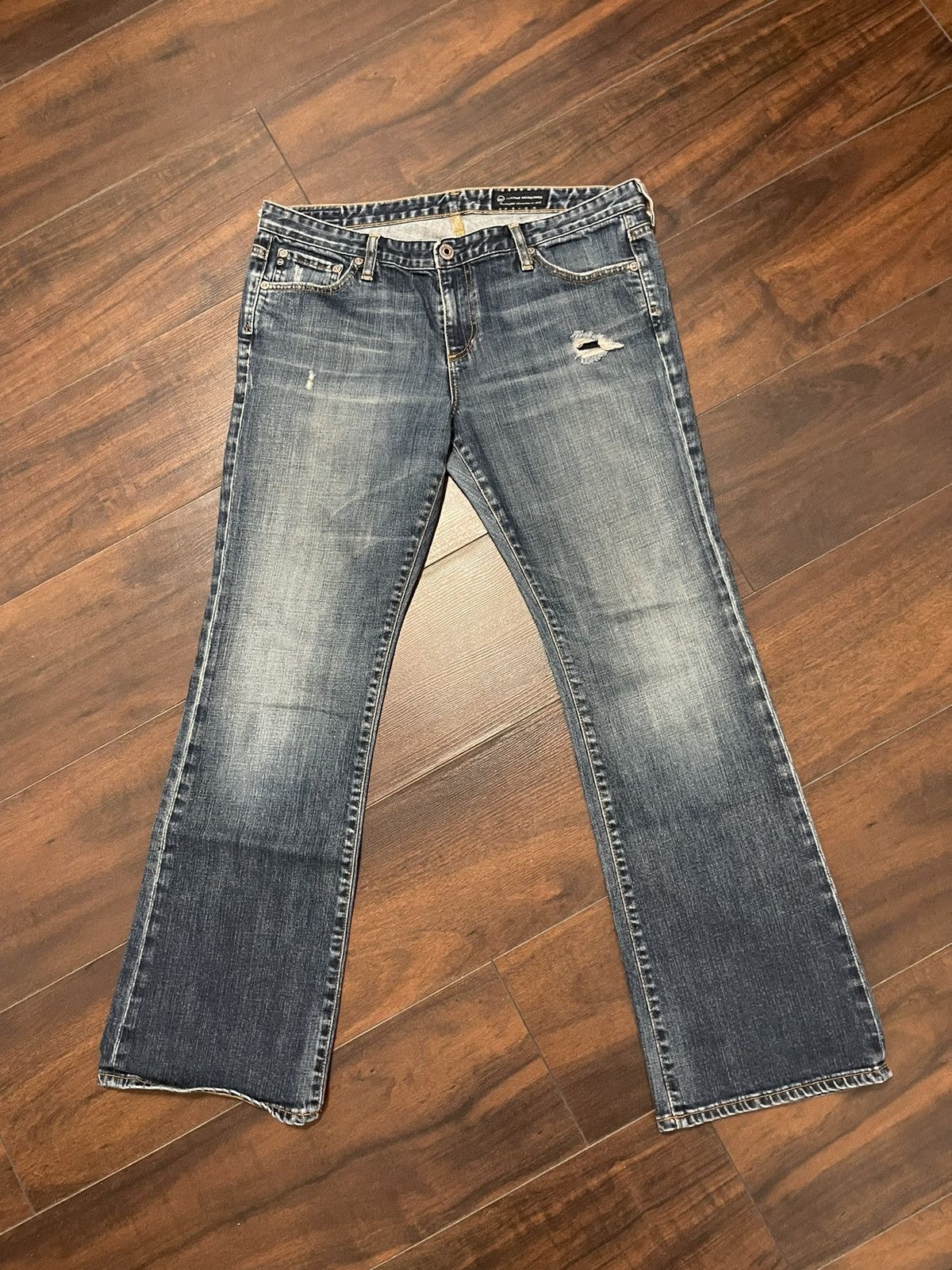 AG Adriano Goldschmied Vintage Adriano Goldschmied Flare Jeans Woman’s USA Made Size 36" / US 14 / IT 50 - 1 Thumbnail