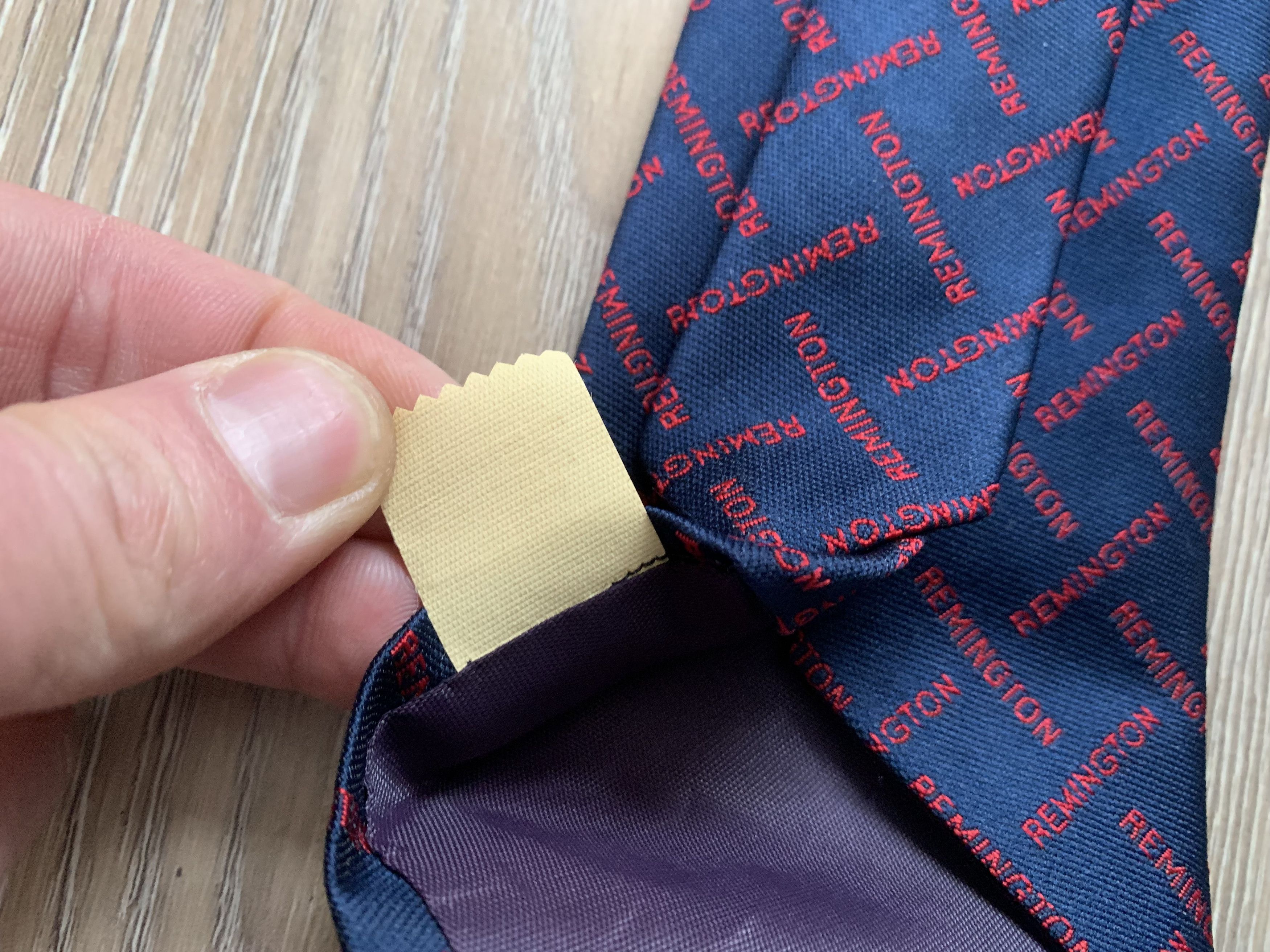 Other Remington Monogram Printed Silk Tie Size ONE SIZE - 7 Thumbnail