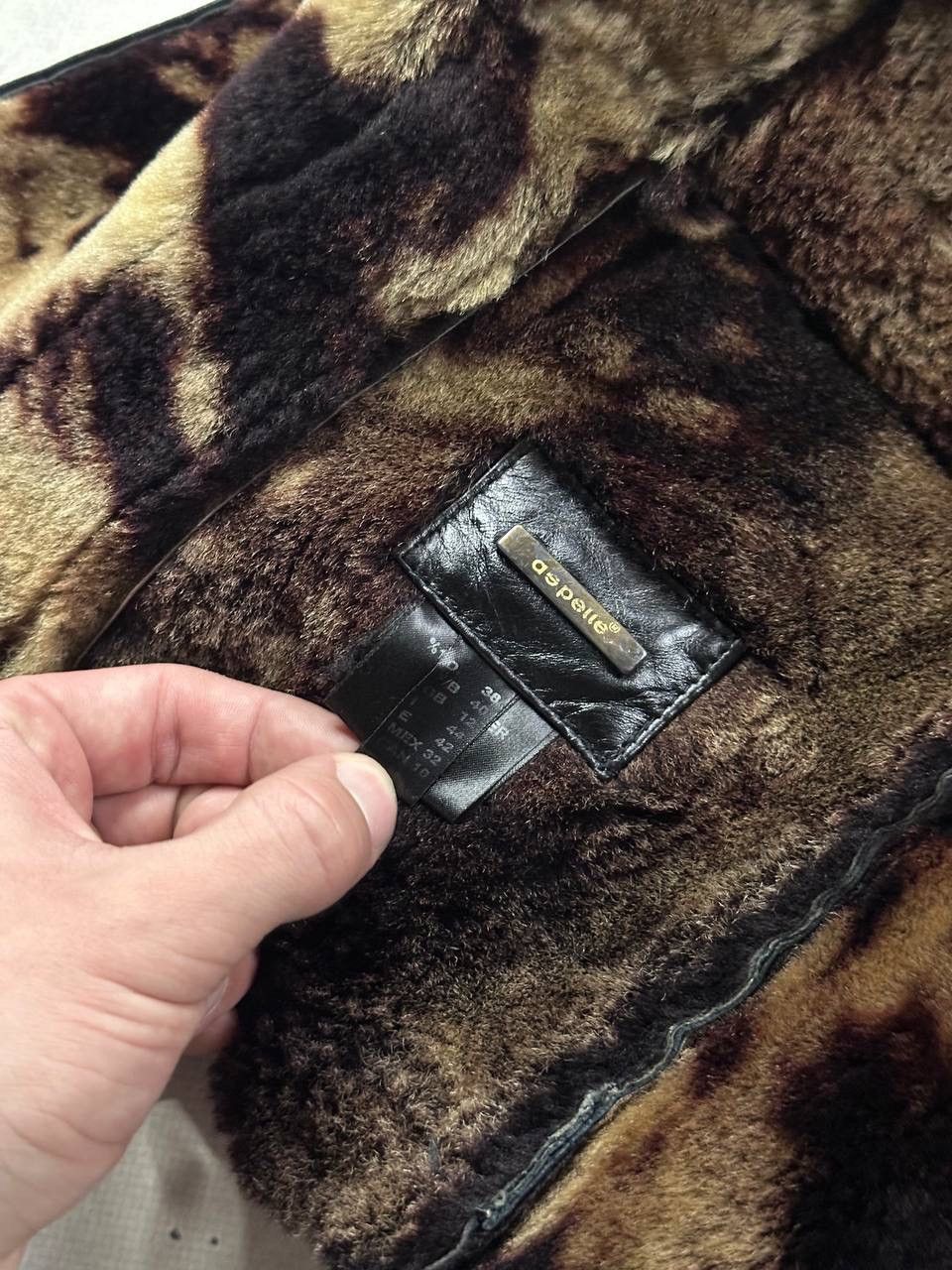 Leather Aspelle Vintage Women’s Leather Fur Coat Black GB12 M-L Y2K Size M / US 6-8 / IT 42-44 - 10 Thumbnail