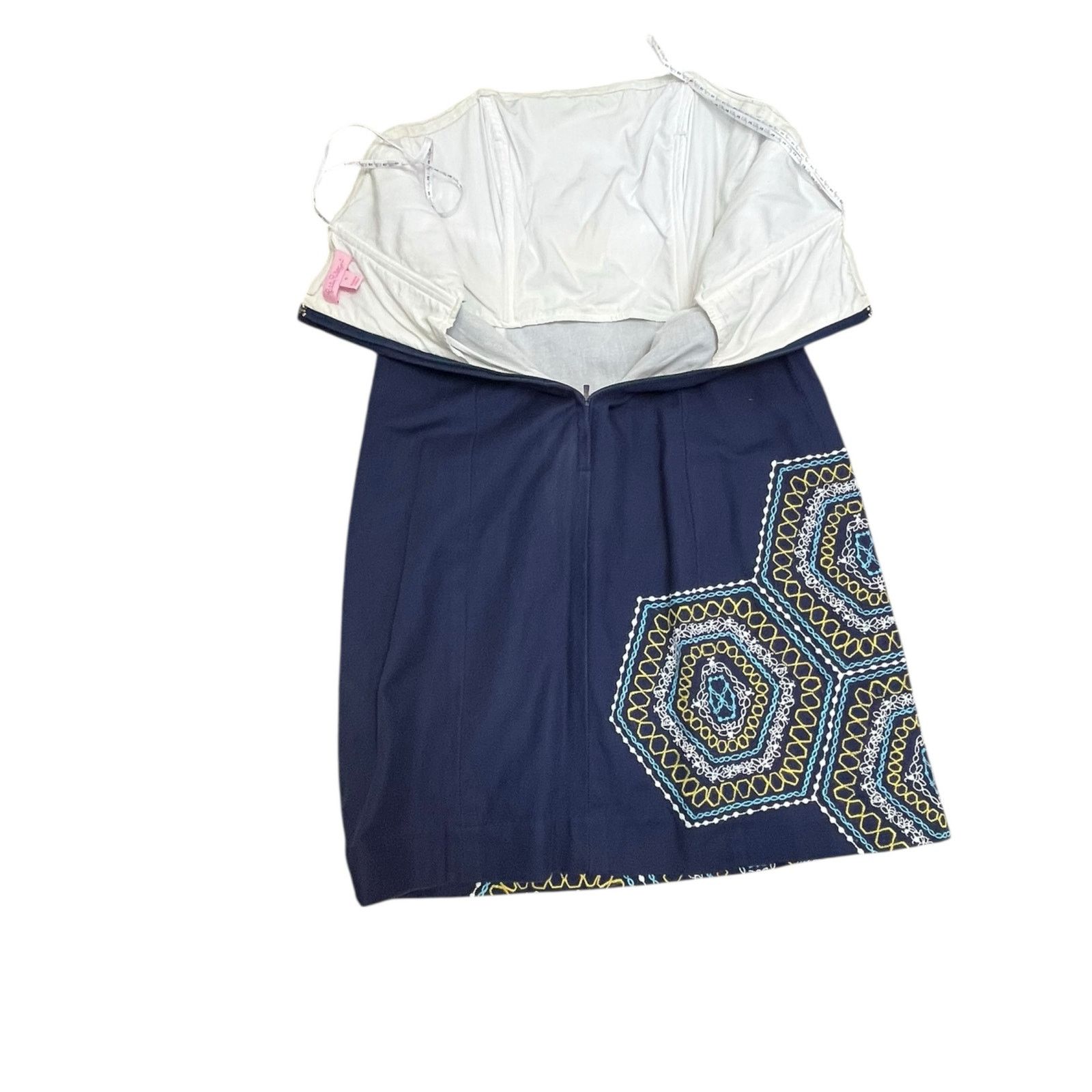 Lilly Pulitzer Lilly Pulitzer Strapless Embroidered Dress – Navy – Size 0 Size XS / US 0-2 / IT 36-38 - 5 Thumbnail