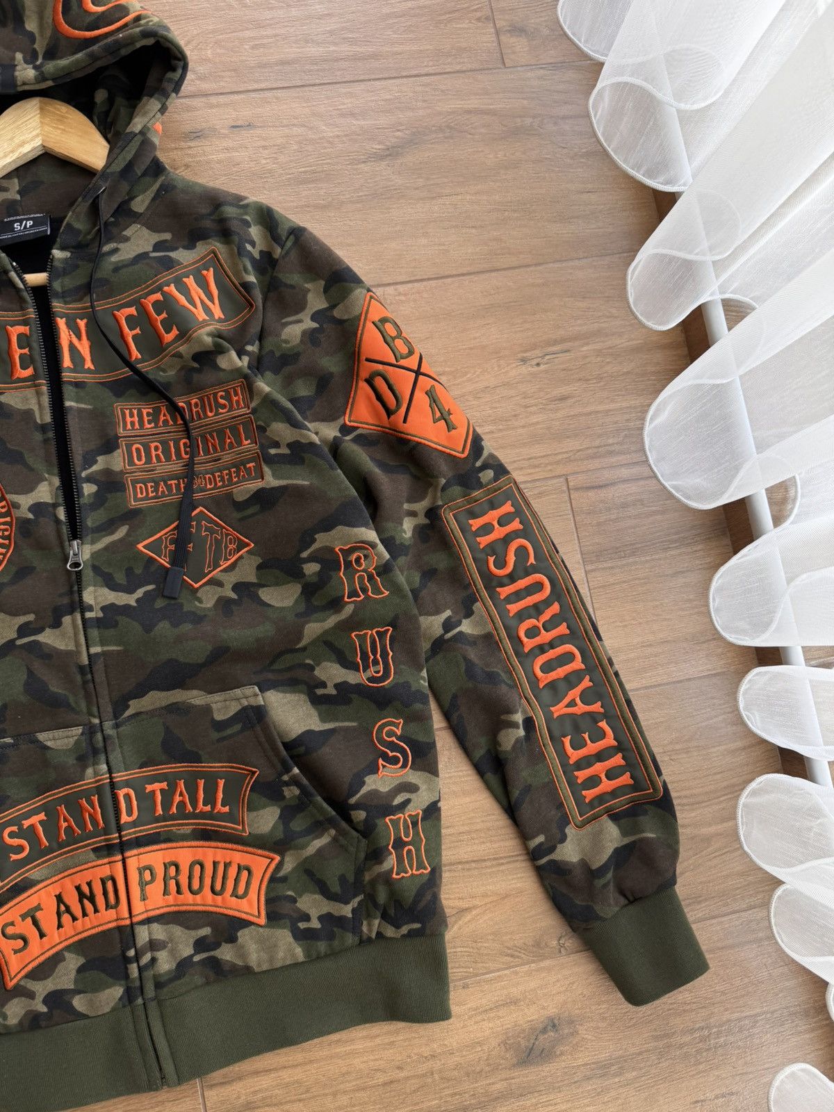 Japanese Brand × Vintage Vintage Ed Hardy by Christian Audigier Camo Style Hoodie Size US S / EU 44-46 / 1 - 8 Thumbnail
