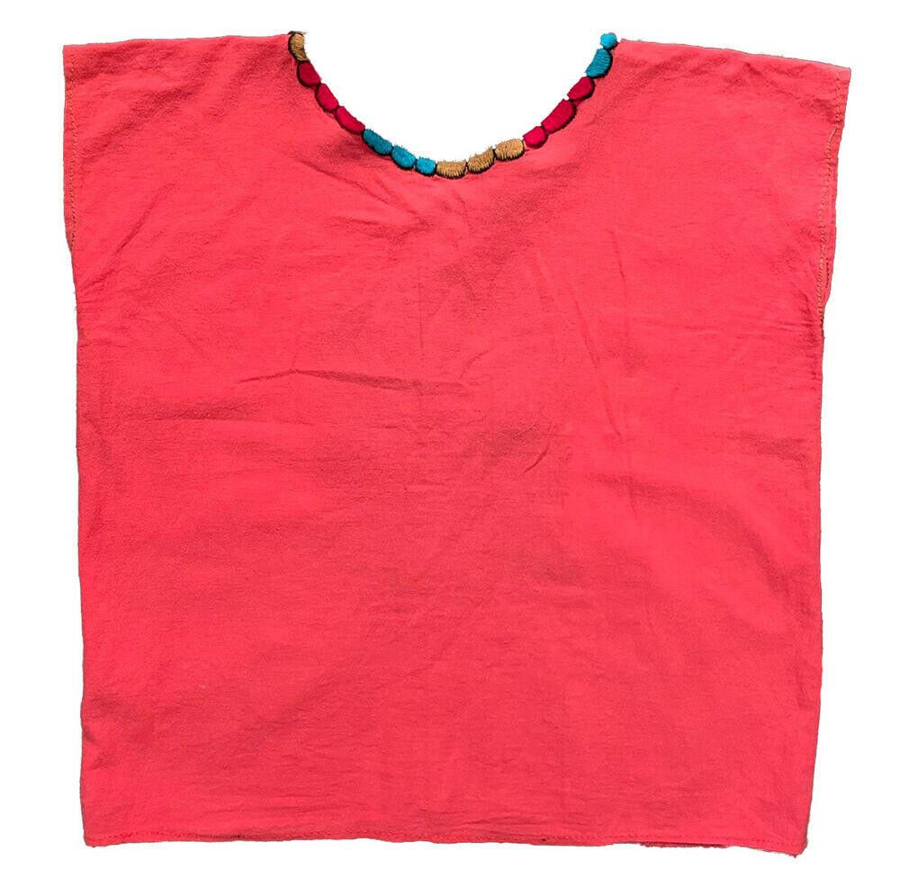 Designer Used Red Hand Made Blouse L Size L / US 10 / IT 46 - 3 Thumbnail