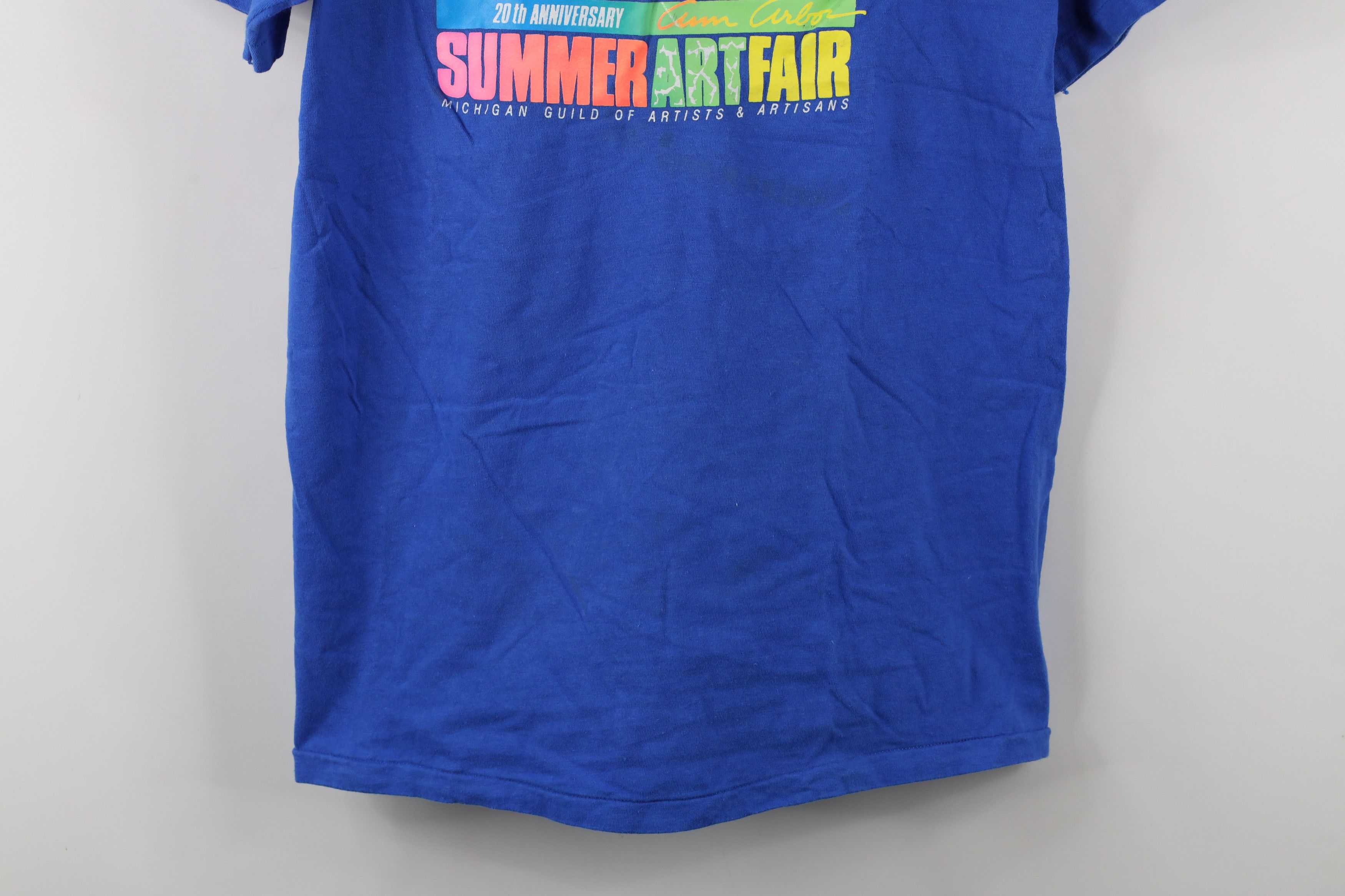 Vintage Vintage 90s 20th Anniversary Ann Arbor Art Fair T-Shirt Size US L / EU 52-54 / 3 - 3 Thumbnail