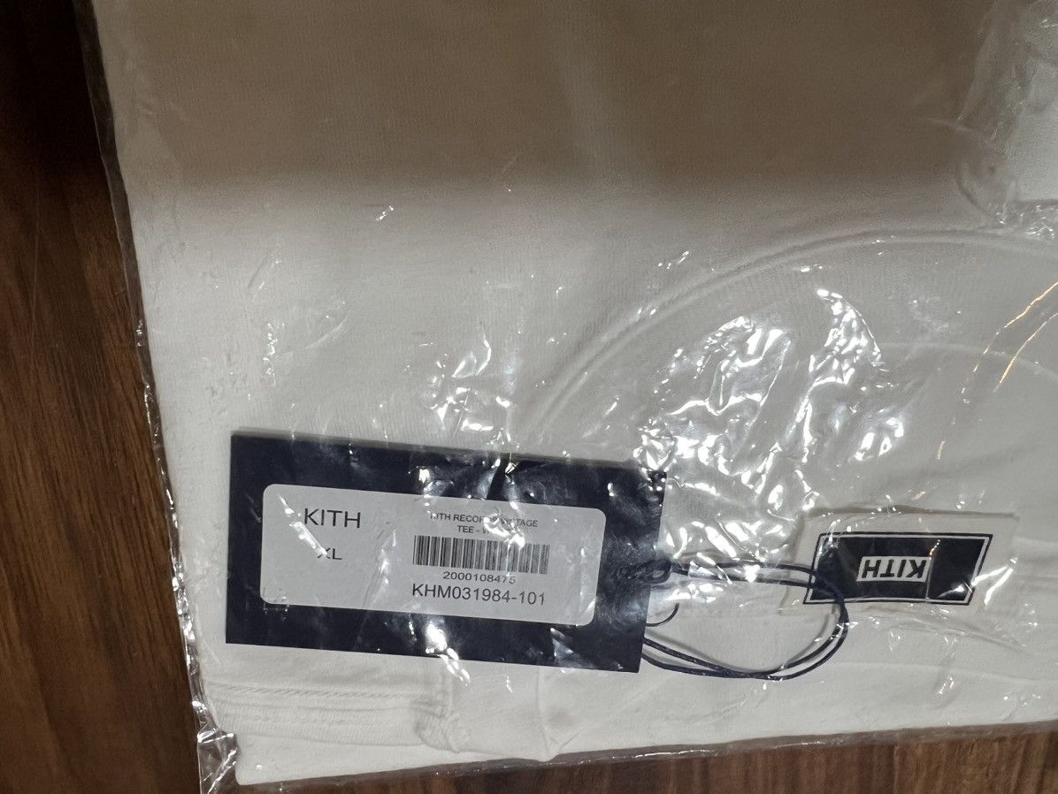 Kith Kith Records Tee White Cotton T-Shirt Men’s Size XL Size US XL / EU 56 / 4 - 5 Thumbnail