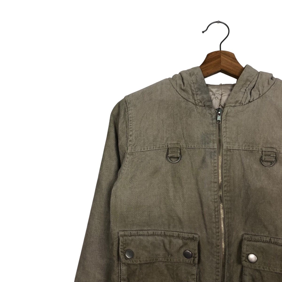 Japanese Brand 📌Vintage Cropped Biker Bomber Jacket Tactical Issey Miyake Size US M / EU 48-50 / 2 - 8 Thumbnail
