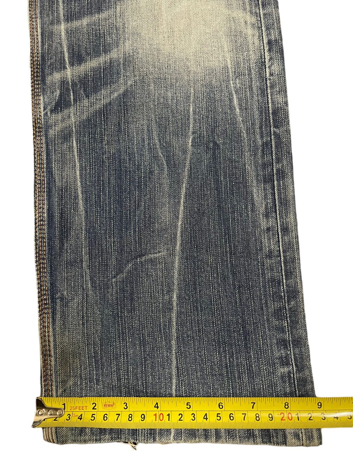 Edwin Edwin XV Exclusive Vintage Blue Wash Distressed Baggy Jeans Size US 32 / EU 48 - 15 Thumbnail