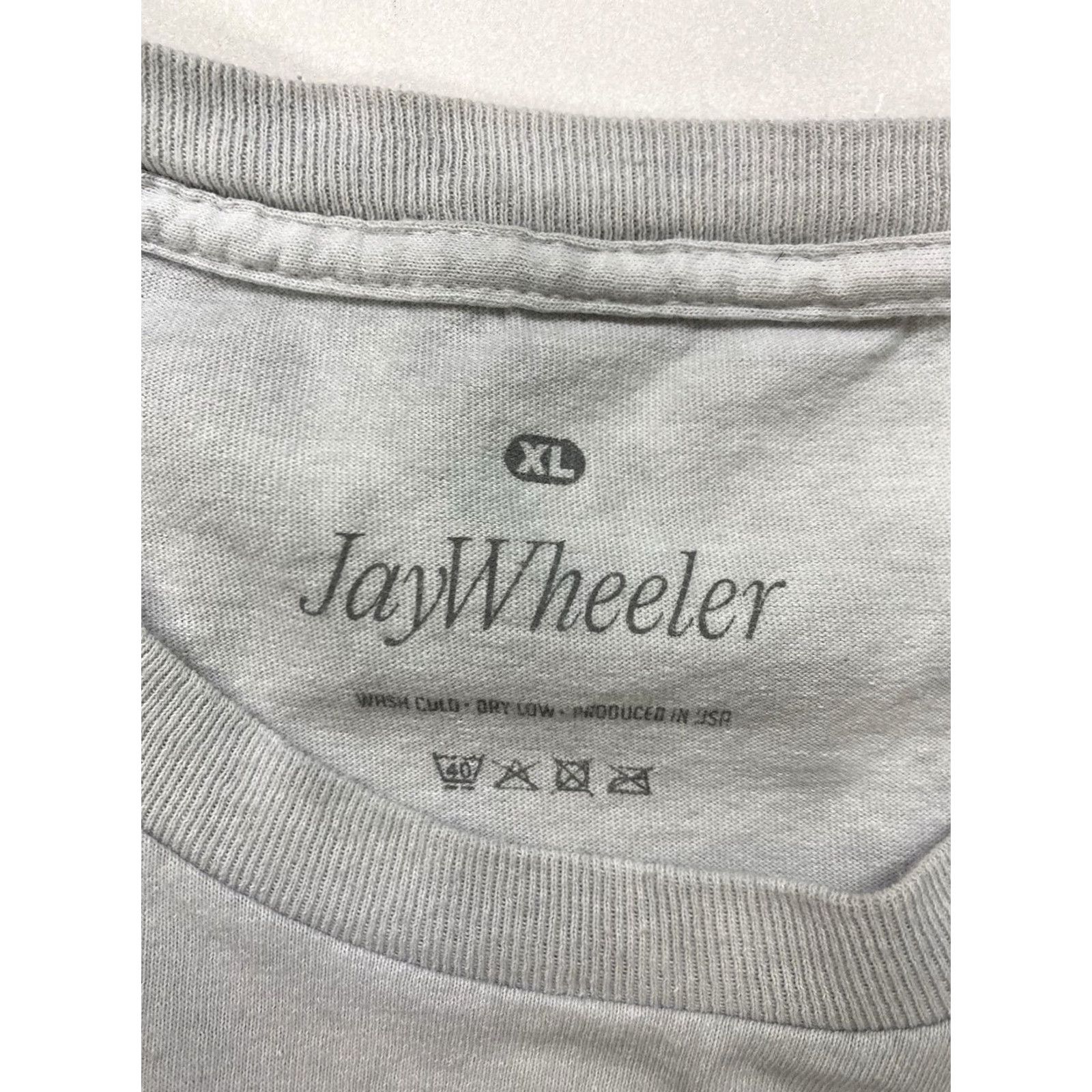 Vintage VINTAGE Jay Wheeler Heat Map Graphic T-shirt Men XL Gray Tie Dye Wash Merch Music Size US XL / EU 56 / 4 - 5 Thumbnail