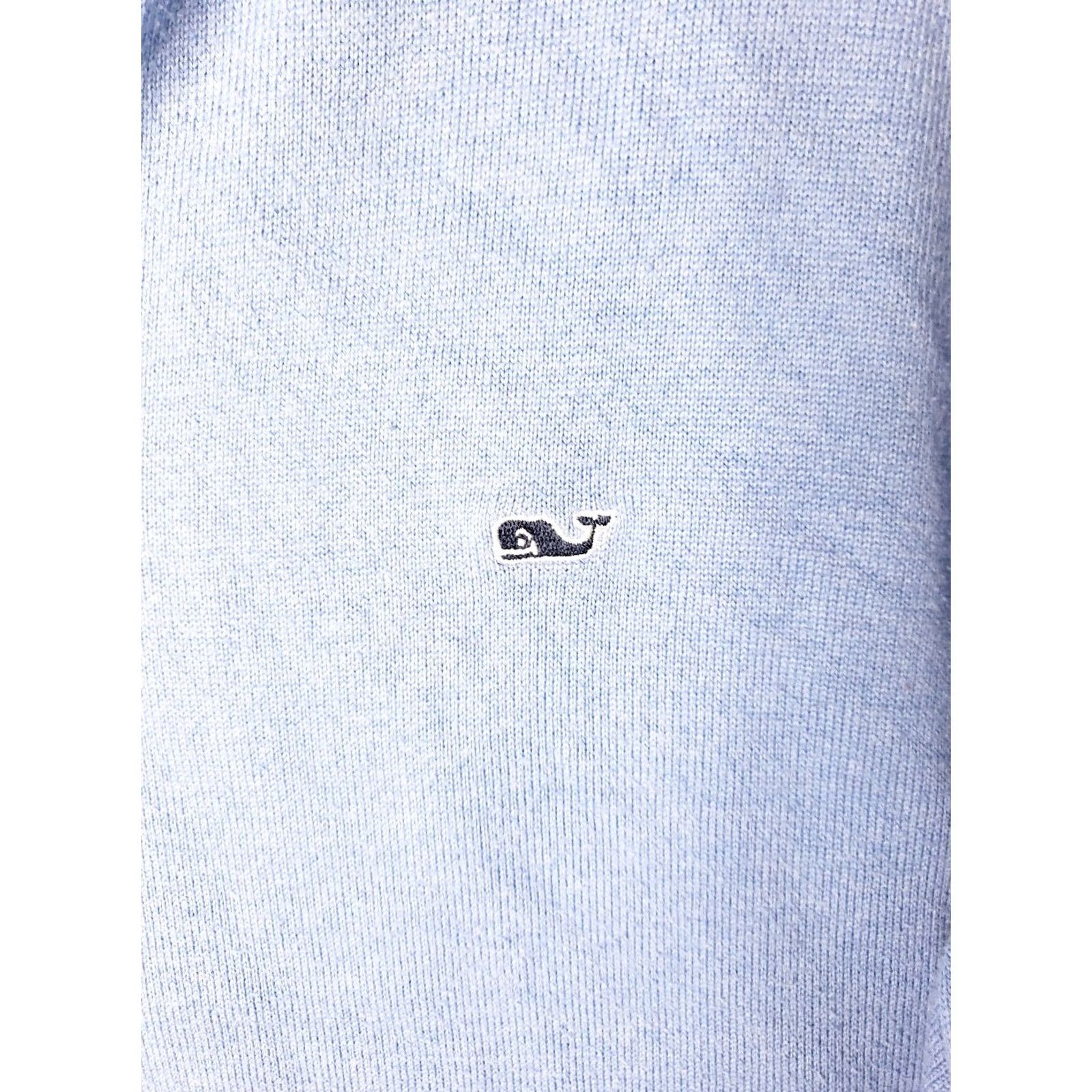 Vineyard Vines Vineyard Vines Men's Blue 1/4 Zip Cotton Pullover Sweater Long Sleeve L Cardigan/Top Size US L / EU 52-54 / 3 - 6 Thumbnail