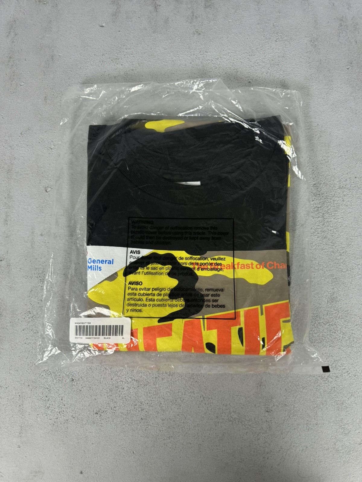 Supreme Supreme SS21 Wheaties Tee - Black XL Size US XL / EU 56 / 4 - 3 Thumbnail