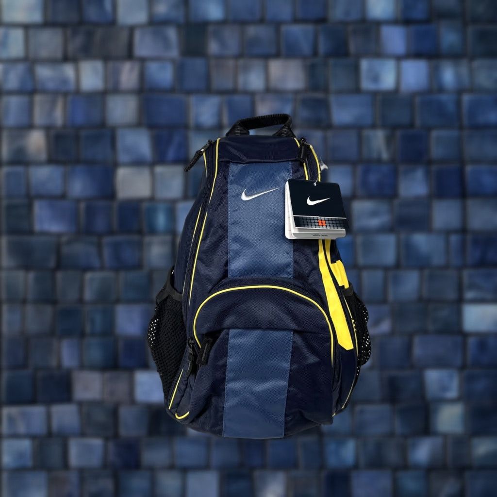 VINTAGE Nike Air Varsity Mono 21 liter Backpack Unisex Adults Blue Mens Womens Boys Girls 2004 New Old Stock w/Tags