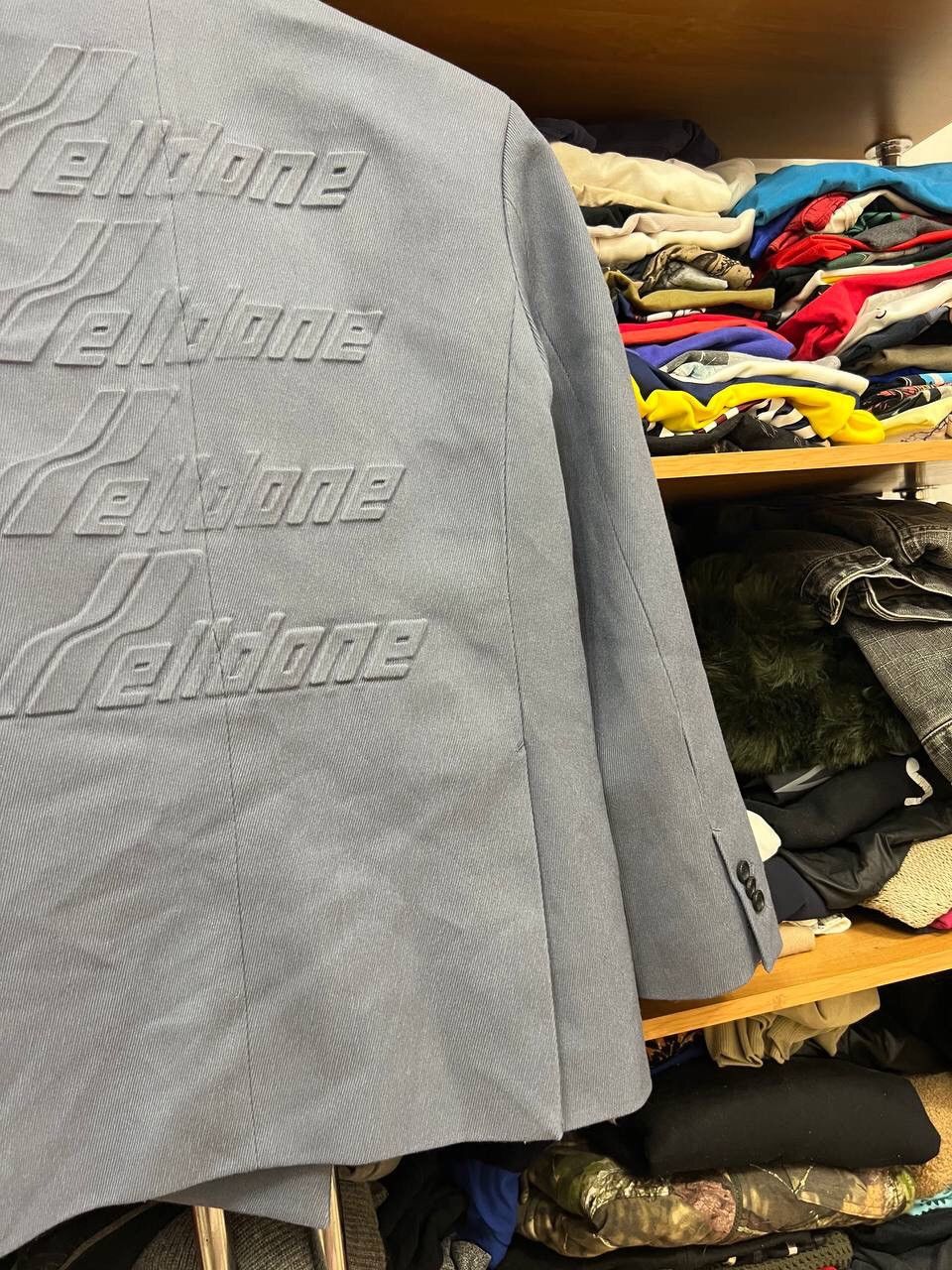 WE11DONE We11done Double Breasted Sky Blue South Korean Brand blazer Size 38L - 7 Thumbnail