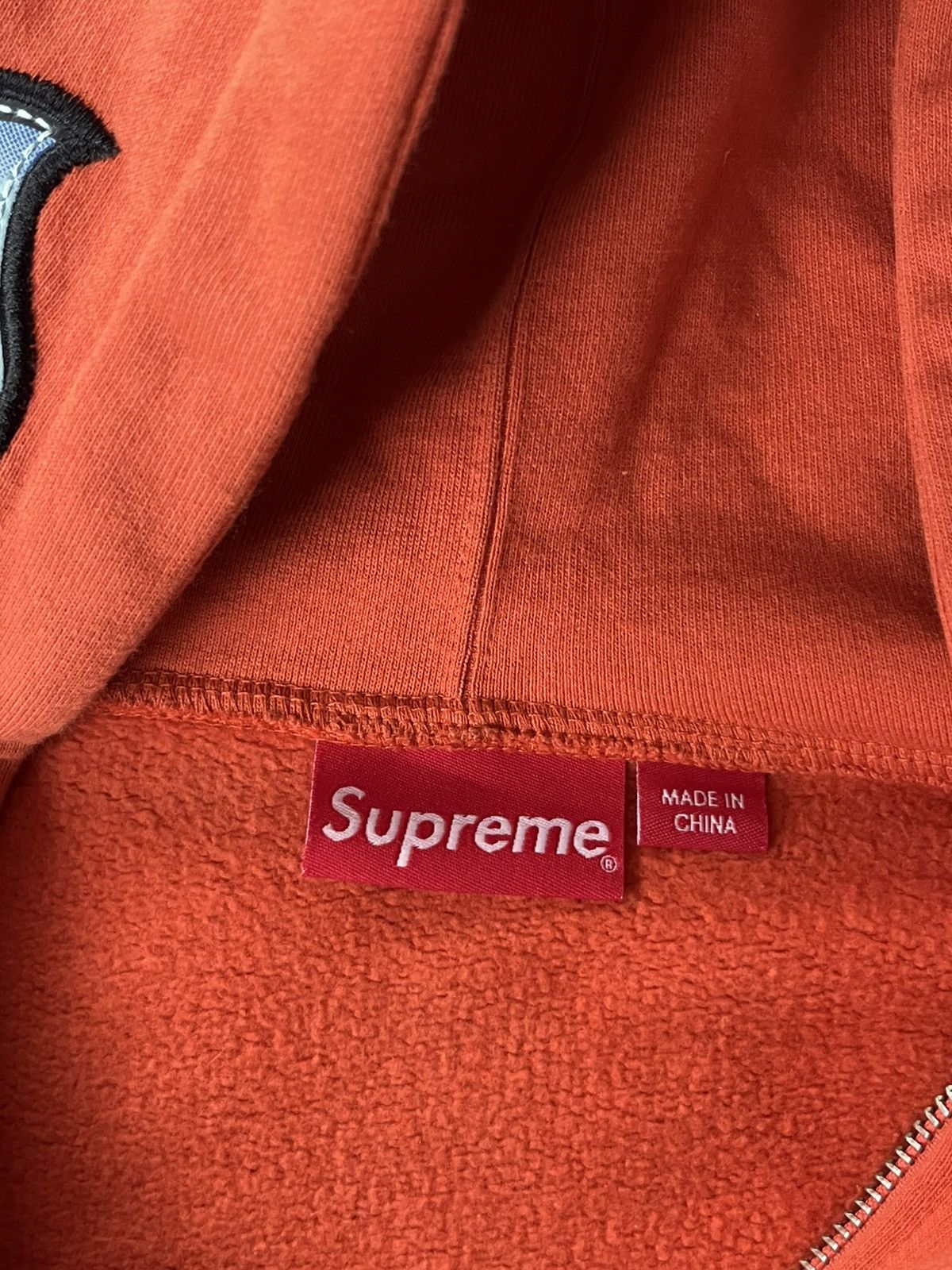 Supreme Supreme Demon Zip Up Hooded Sweatshirt Burnt Orange BIG LOGO Size US S / EU 44-46 / 1 - 14 Thumbnail
