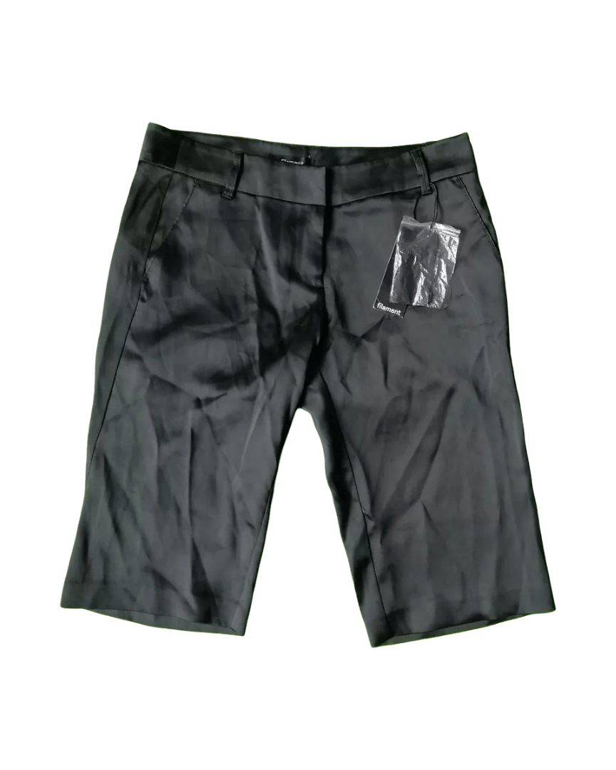 Japanese Brand Filament Black Japanese Brand Short Pants Size 28" / US 6 / IT 42 - 1 Thumbnail
