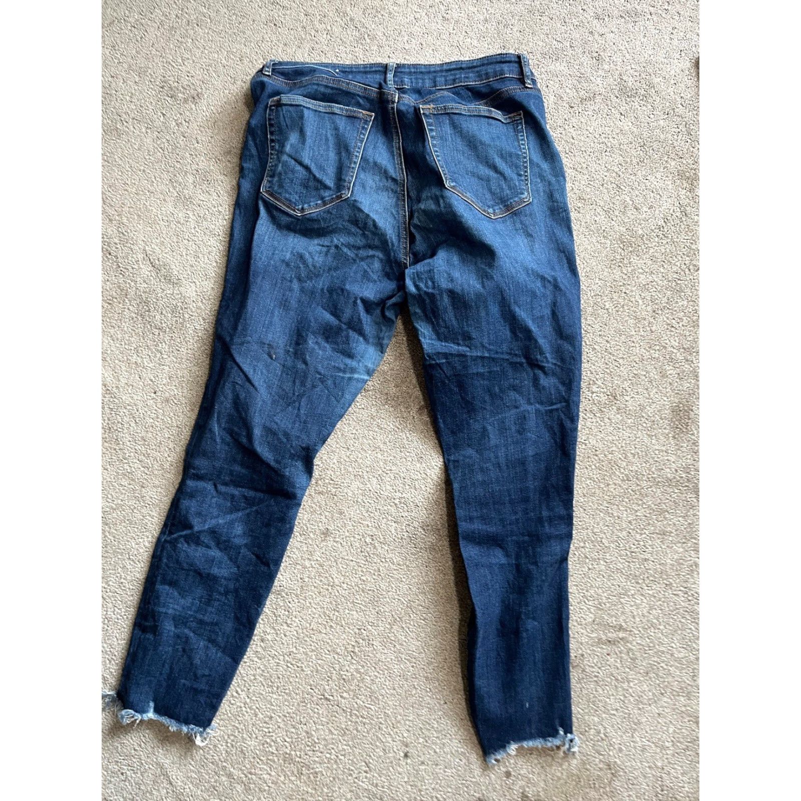 Loft LOFT Jeans Womens 30/10 Blue Curvy Skinny Corduroy Stretch Pockets Size 30" / US 8 / IT 44 - 3 Thumbnail