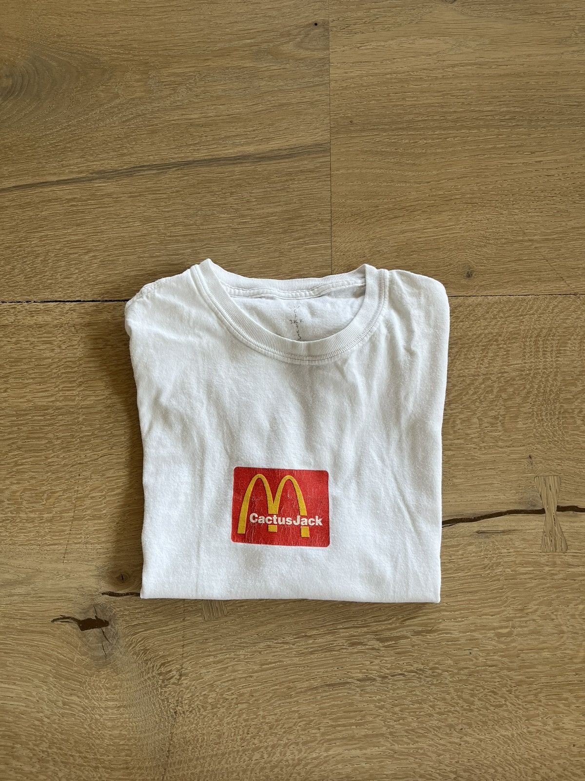 Travis Scott Travis Scoot/McDonalds White Designer T shirt Size US S / EU 44-46 / 1 - 3 Thumbnail