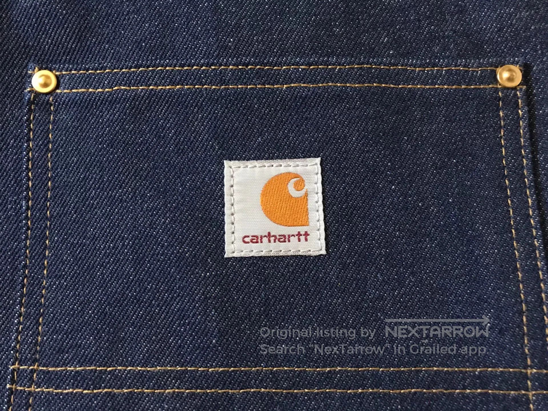Carhartt Carhartt B07 Double Knee Raw Denim Jeans. Size US 34 / EU 50 - 6 Thumbnail