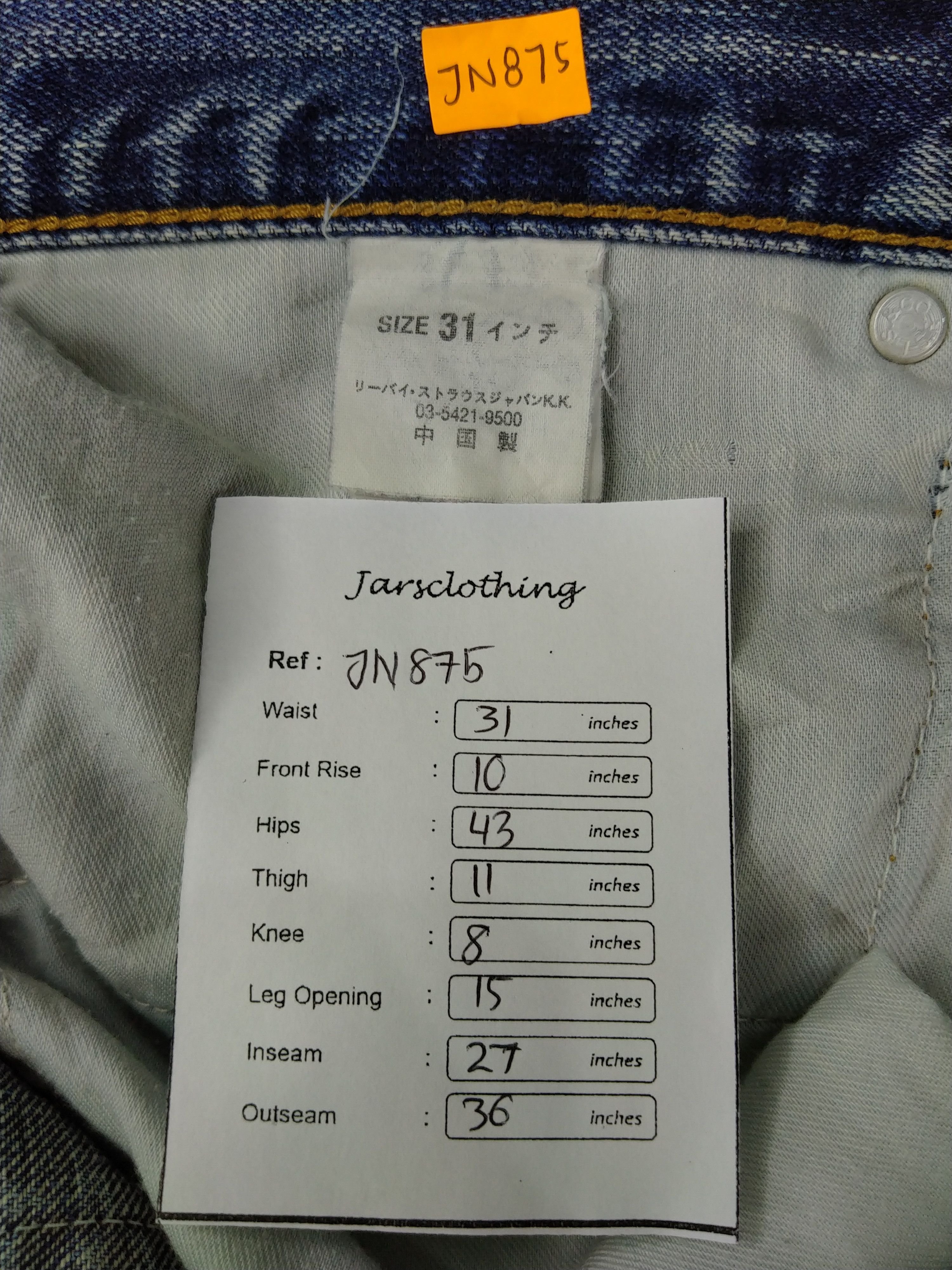Levi's Light Indigo Vintage Levi's 505 Jeans 31x27 Denim -JN875 Size US 31 - 8 Thumbnail