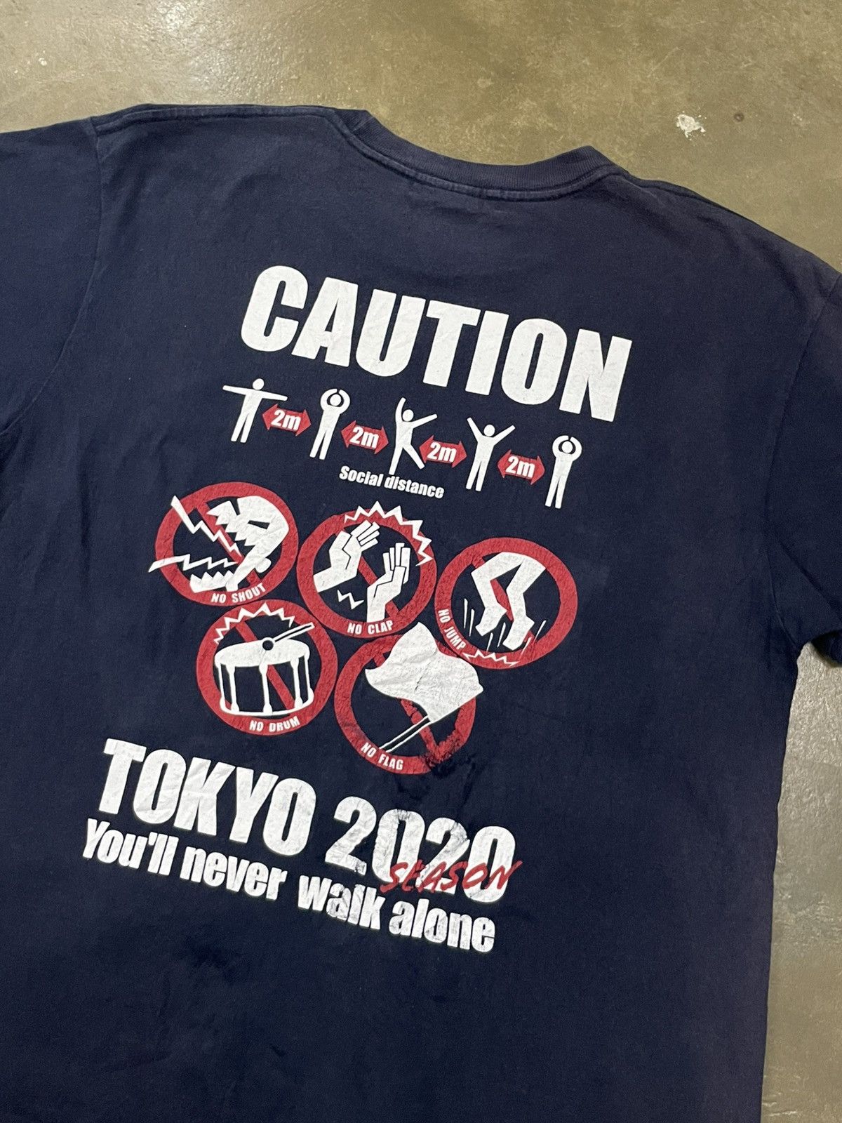 Japanese Brand Tokyo City Ultras GAS 12 Fuck Corona Prevention Stadium Size US XL / EU 56 / 4 - 8 Thumbnail