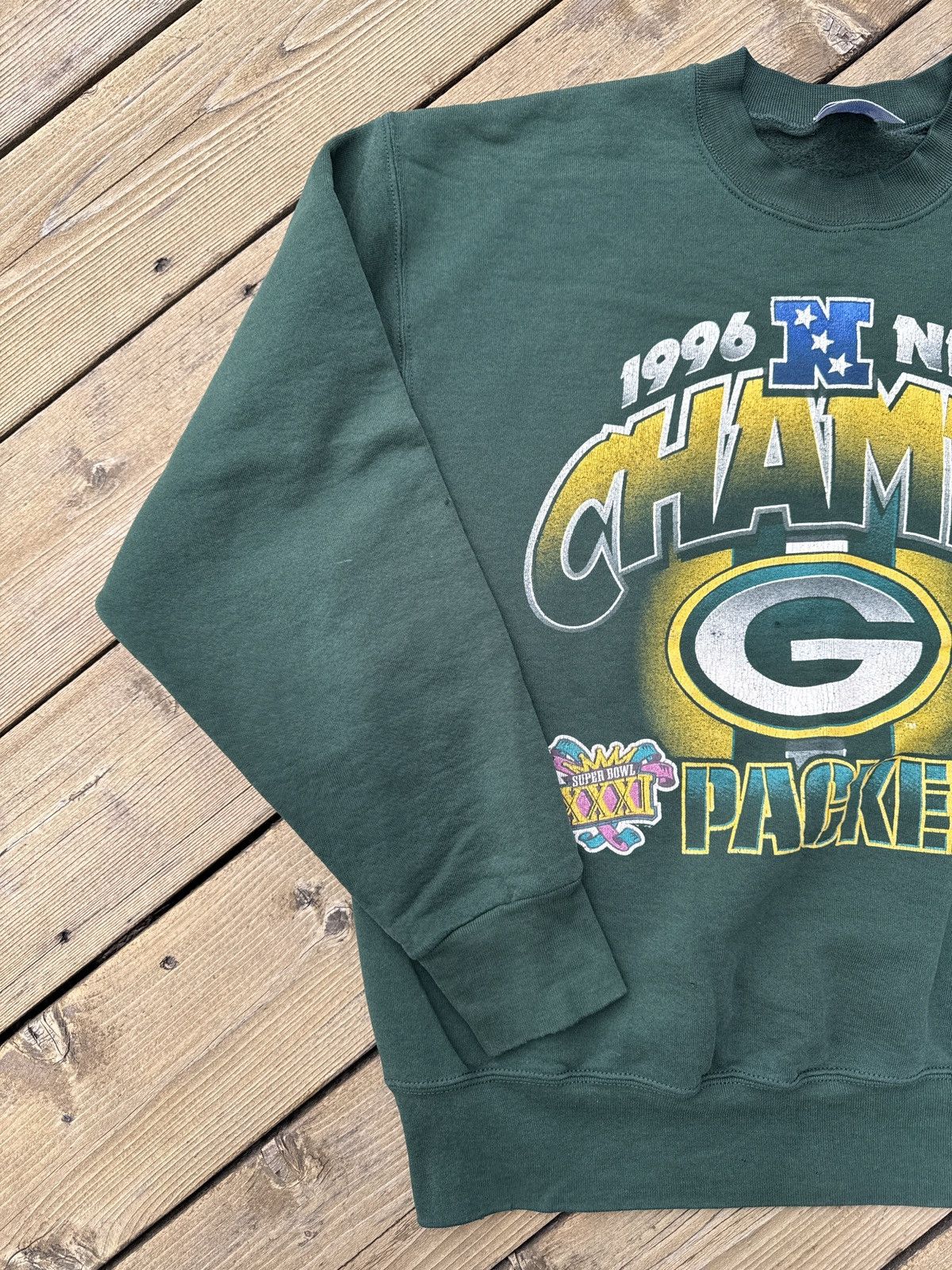 Pro Player Vintage 90s Green Bay Packers Pro Player Sweatshirt XL USA Size US XL / EU 56 / 4 - 2 Thumbnail