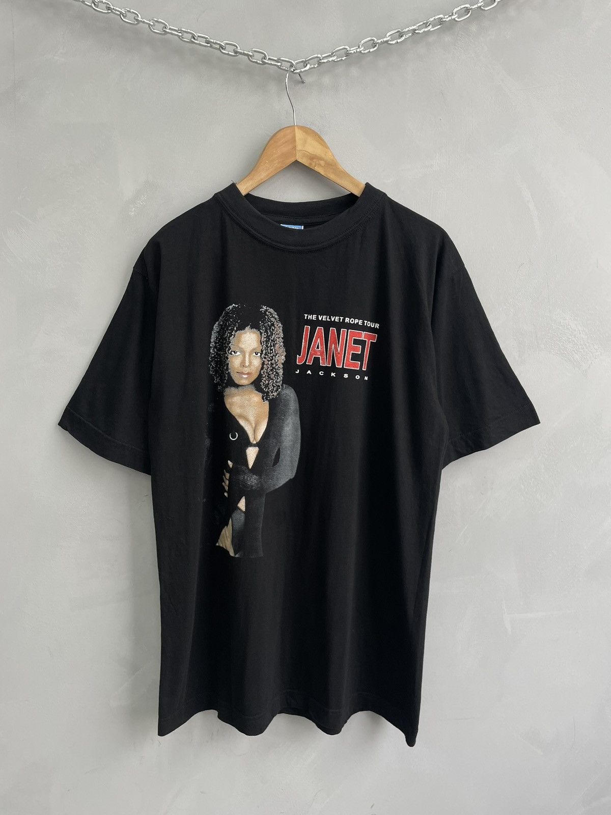 Band Tees Rare 90s velvet tour janet Jackson t shirt Size US XL / EU 56 / 4 - 1 Thumbnail
